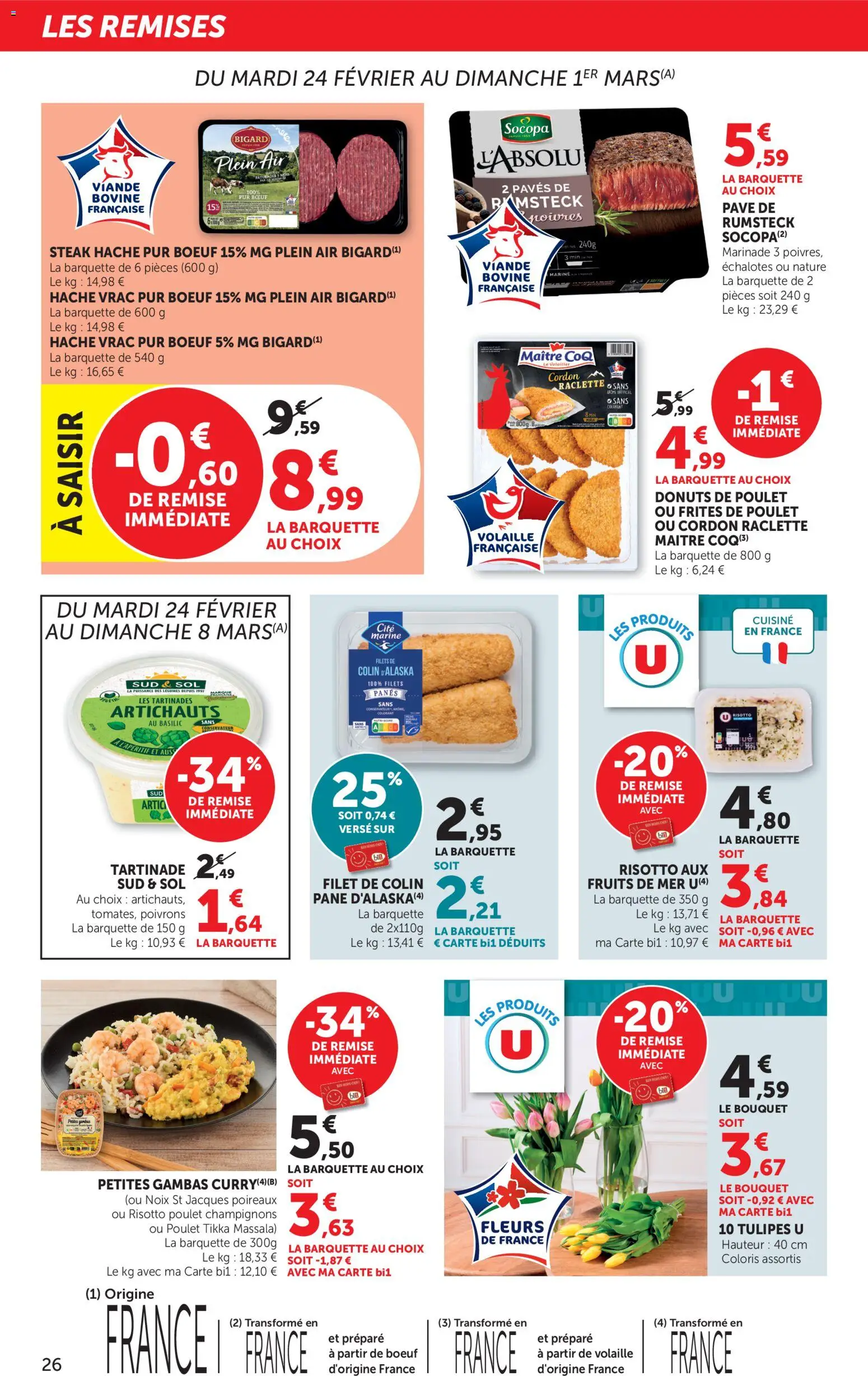 {H1} | Page: 26 | Produits: Poireaux, Raclette, Viande, Noix