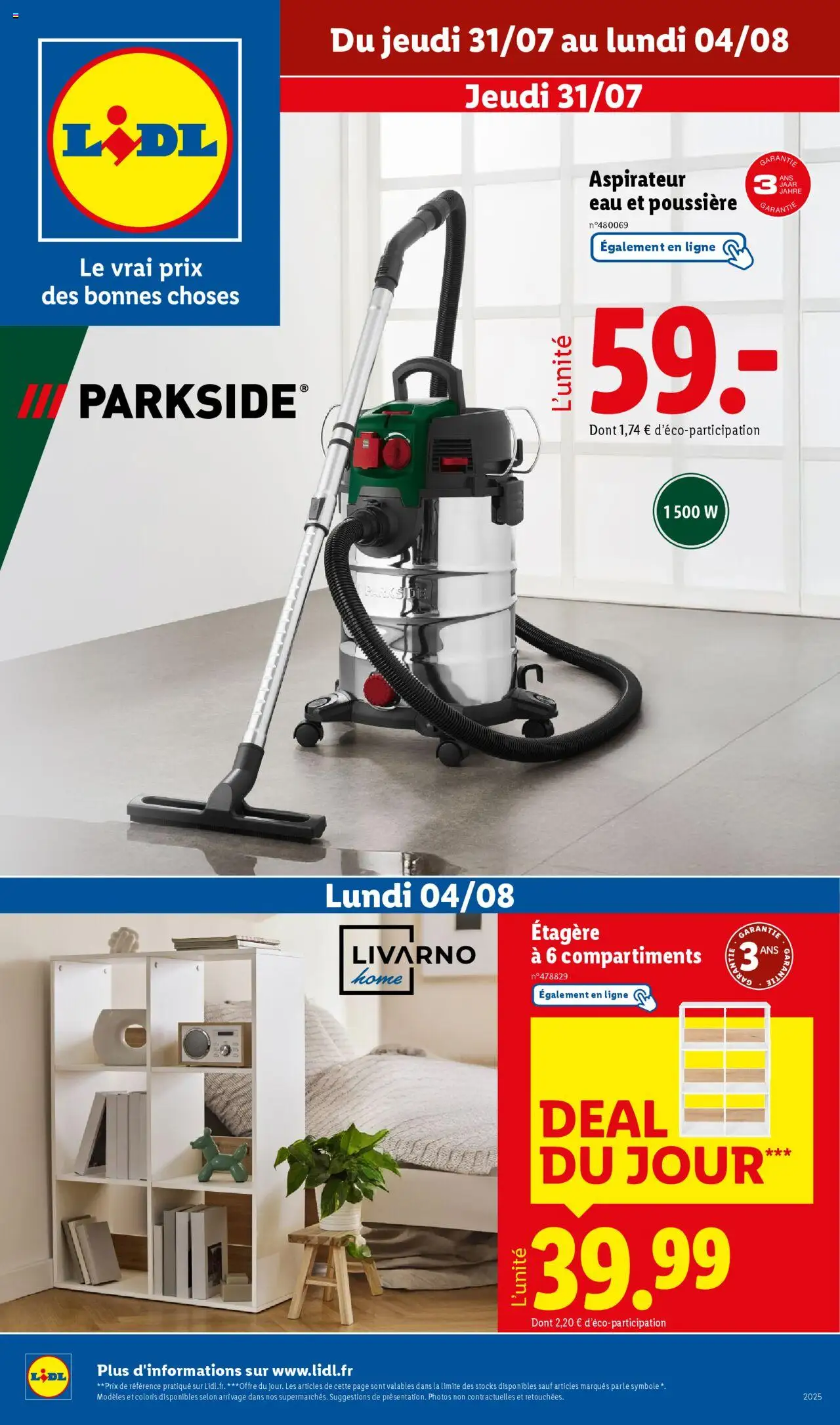 | Page: 1 | Produits: Aspirateur, Aspirateur eau et poussière, Étagère