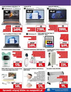 Pogląd oferty "Neopunkt Gazetka" - ważna od 20.10.2025 | Strona: 3 | Produkty: Laktator, Tablet, Dysk, Mleka