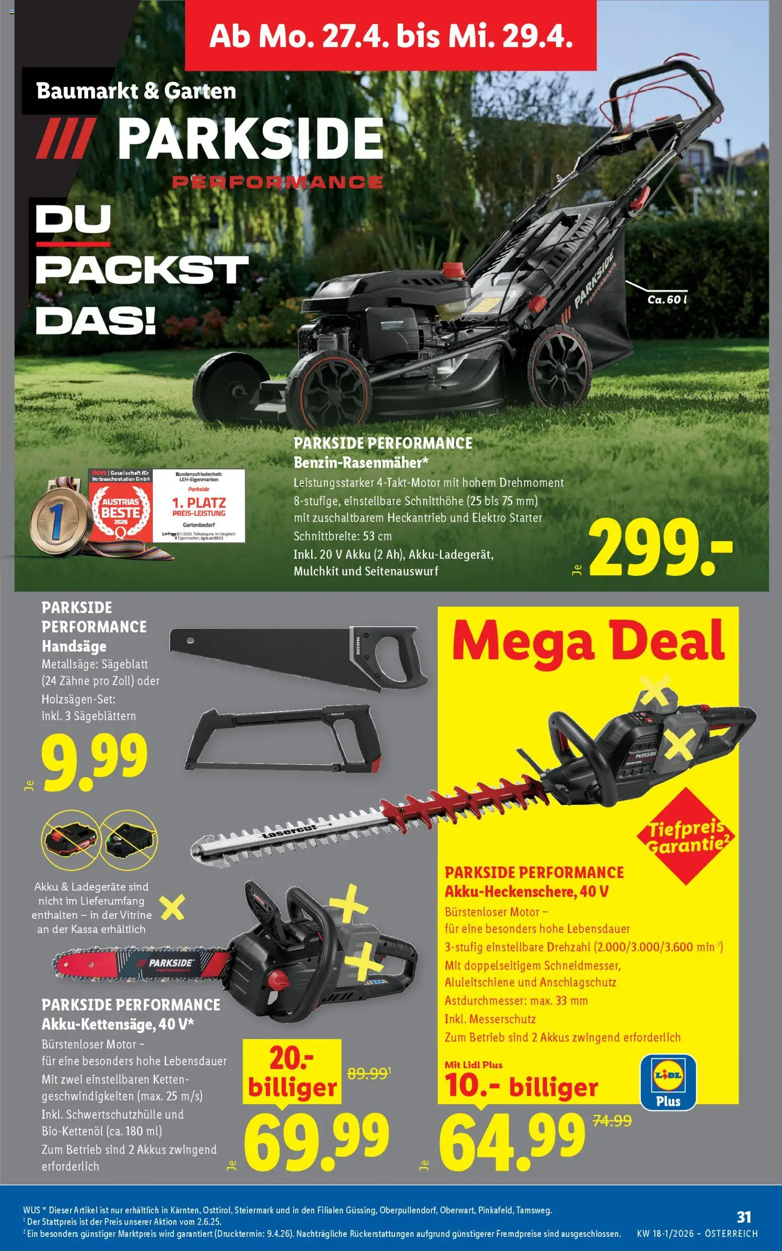 Lidl Flugblatt - Oberpullendorf, Güssing, Oberwart gültig ab 23.04.2026 | Seite: 36