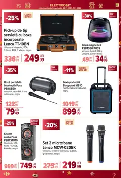 Ofertele Carrefour valabile de la 03.12.2025 | Pagină: 67 | Produse: Audio, Radio, Sistem audio, Boxă portabilă