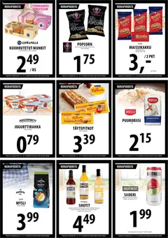 Tuuri-mainoslehti voimassa 11.02.2026 alkaen | Sivu: 7 | Tuotteet: Mysli, Jogurtti, Leipä, Pulla