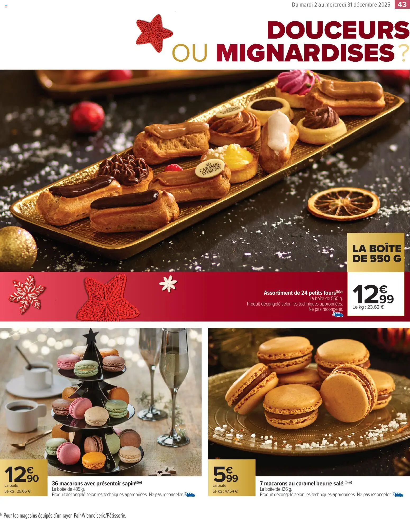 {H1} | Page: 43 | Produits: Macarons, Mignardises, Beurre