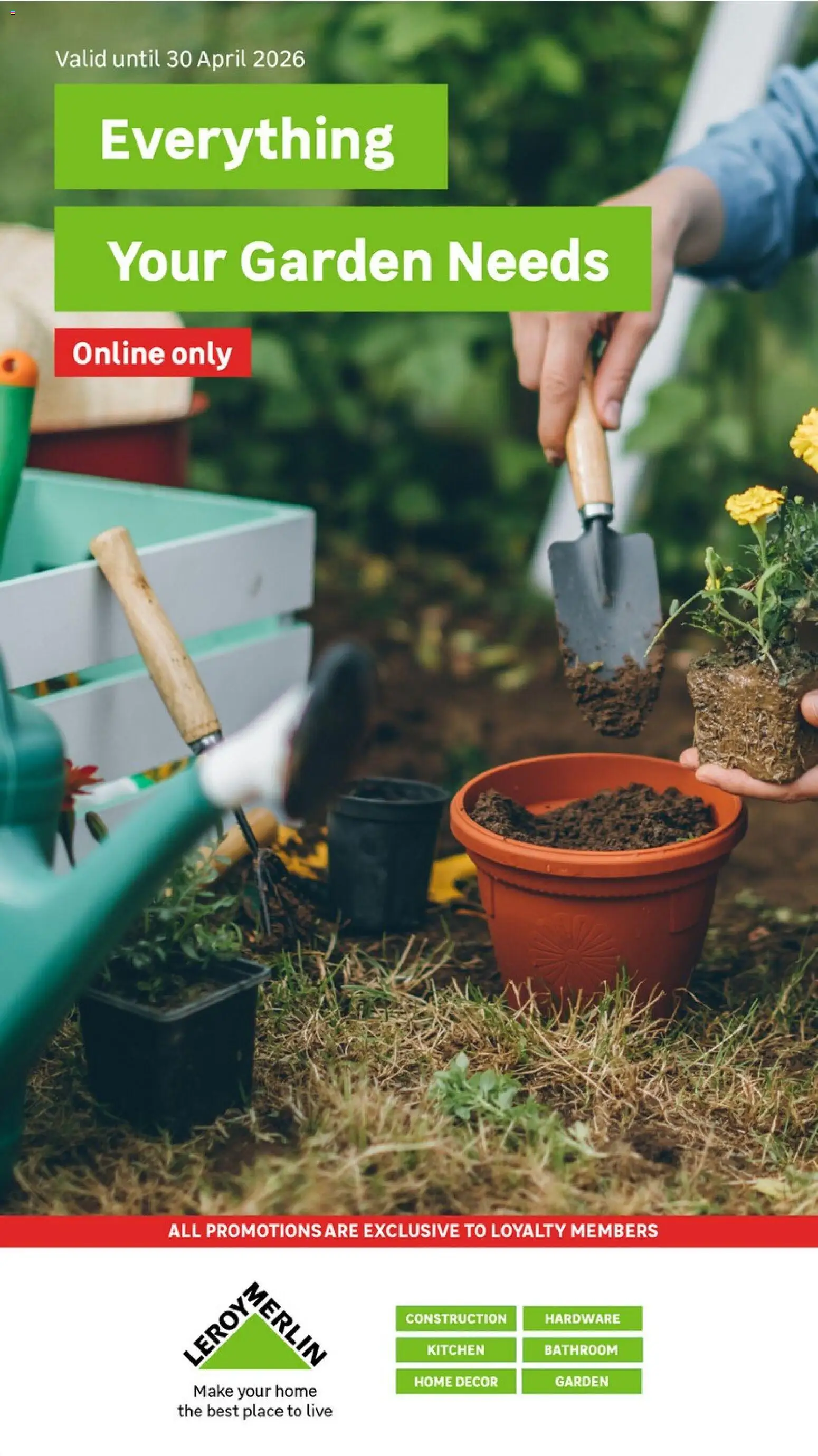 New Leroy Merlin catalogue – valid from 08.04.2026 | Page: 1