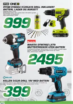 Forhåndsvisning av Coop Byggmix kundeavis gyldig fra 30.03.2026 | Side: 8 | Produkter: Drill, Dartpilar, Batteri