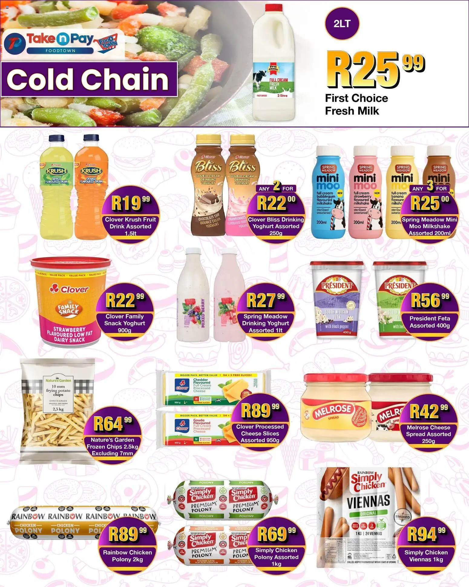 New Take n Pay catalogue – valid from 19.01.2026 | Page: 11 | Products: Cheese, Polony, Strawberries, Pepper