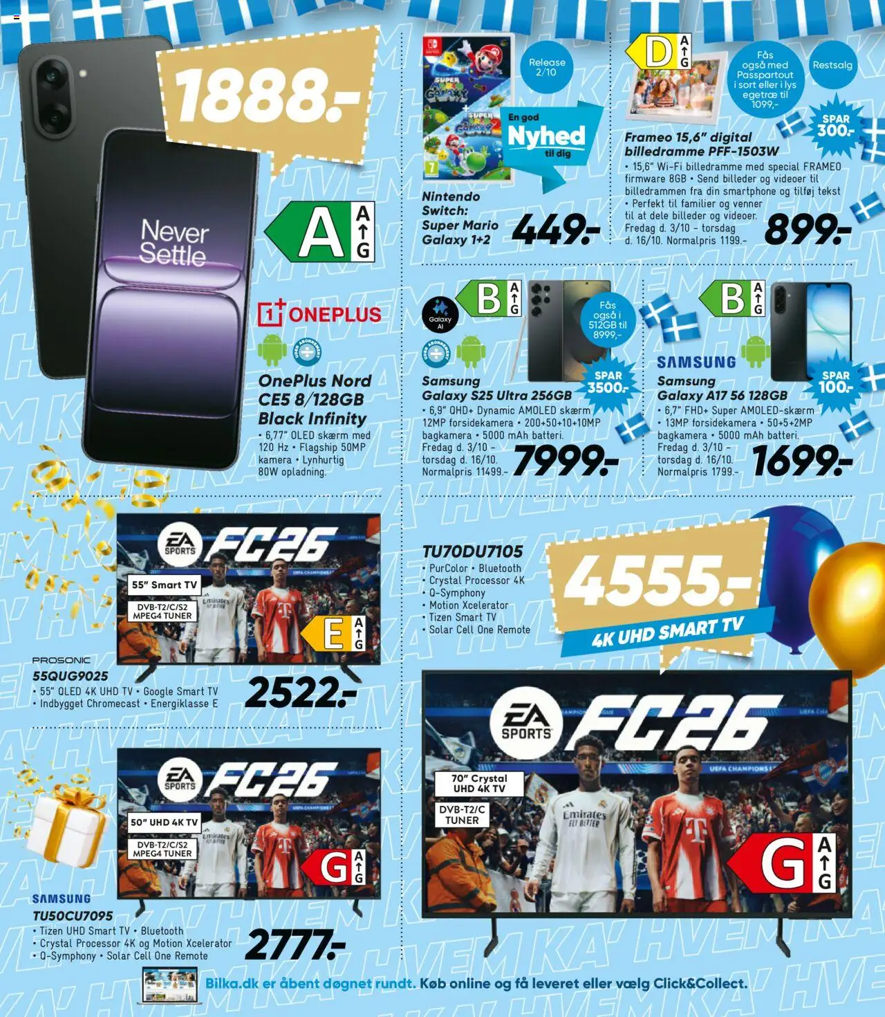 Bilka tilbudsavis – gyldig fra 03.10.2025 | Side: 21 | Produkter: Processor, TV Tuner, Smartphone, TV