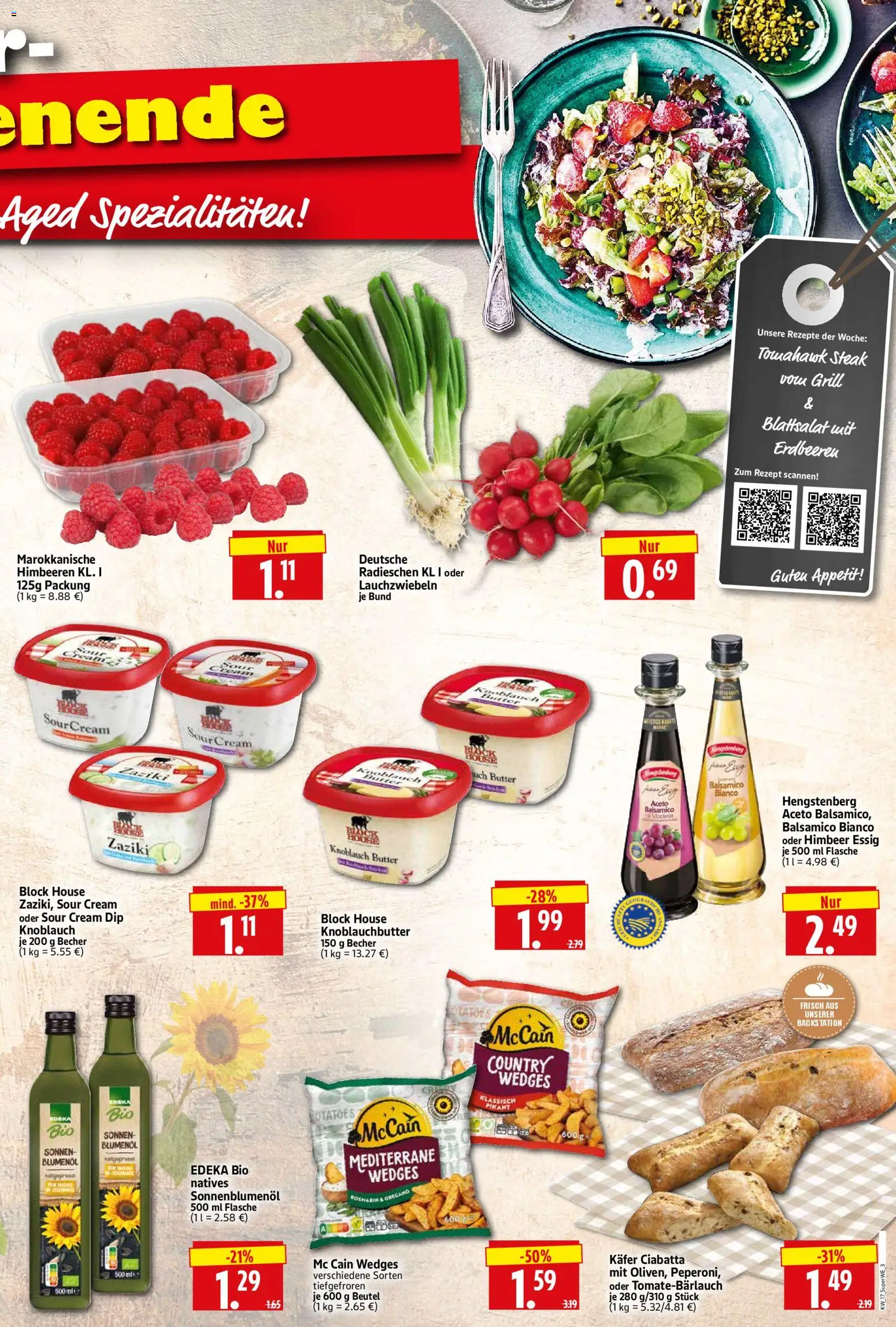 HERKULES Sonderbeilage – gültig ab 23.04.2026 | Seite: 3 | Produkte: Grill, McCain, Knoblauch, Erdbeeren