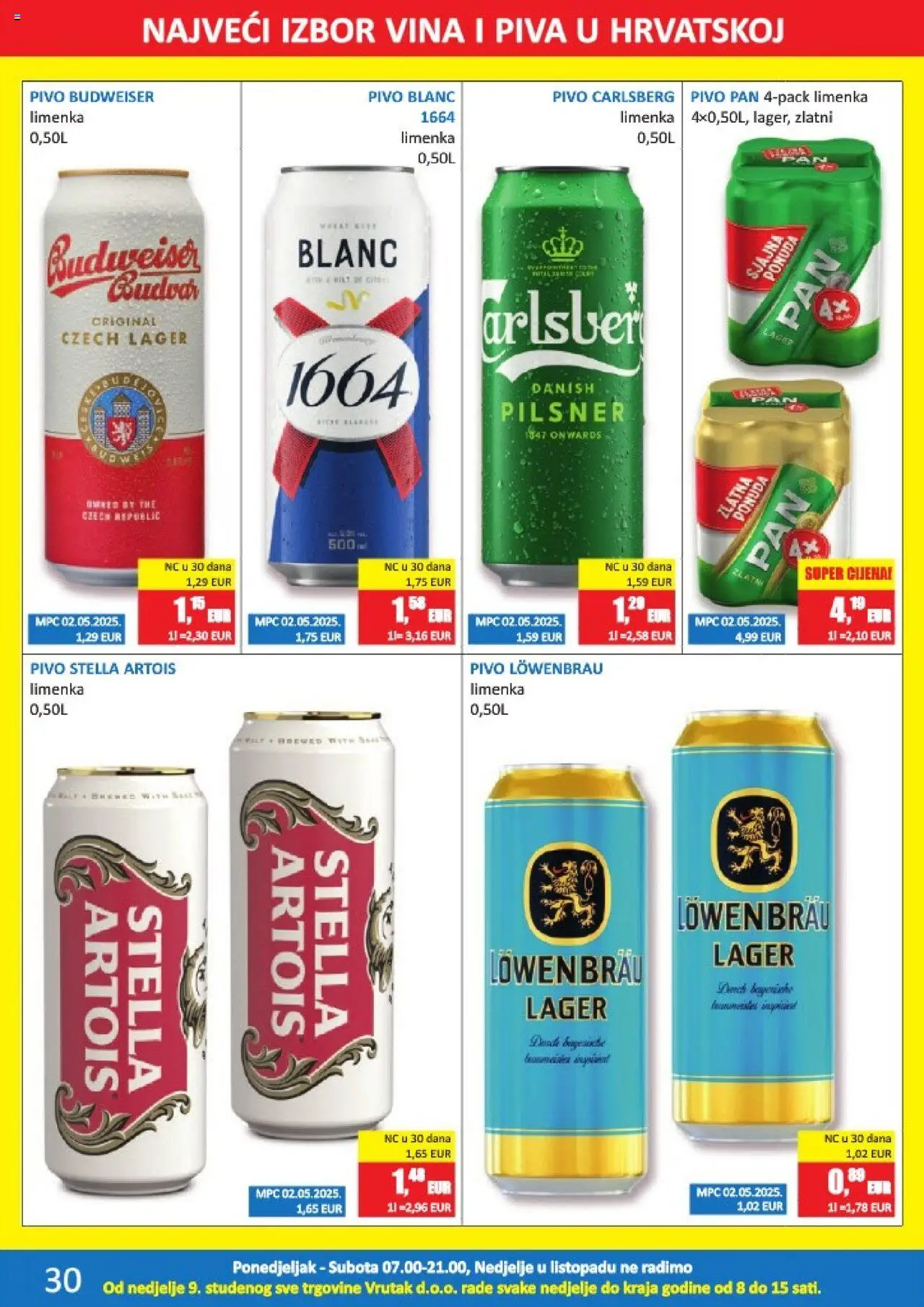 Vrutak katalog | vrijedi od 13.10.2025 | Stranica: 30 | Proizvodi: Pivo, Pan
