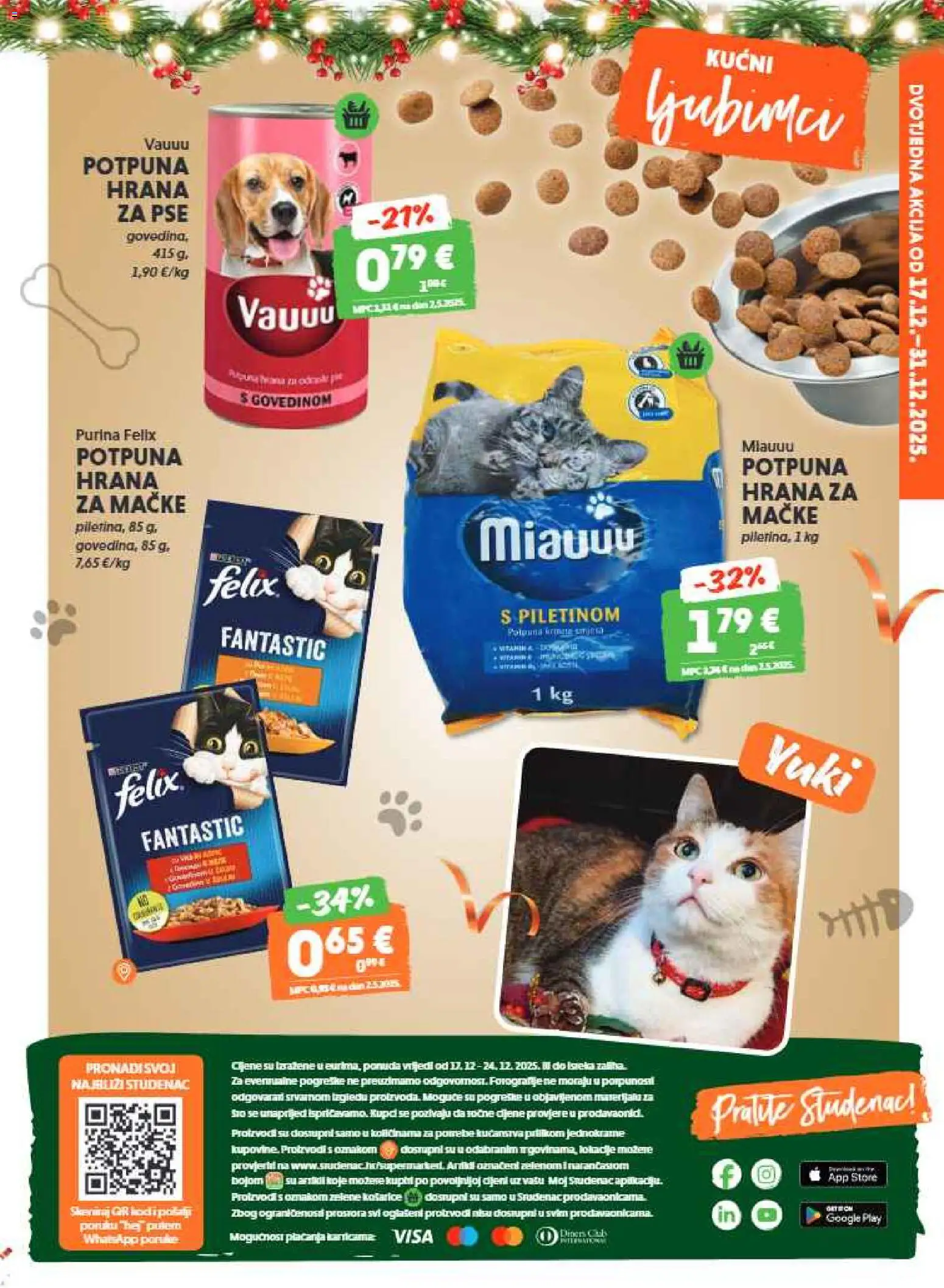 Studenac katalog | vrijedi od 17.12.2025 | Stranica: 41 | Proizvodi: Hrana za pse, Hrana za mačke