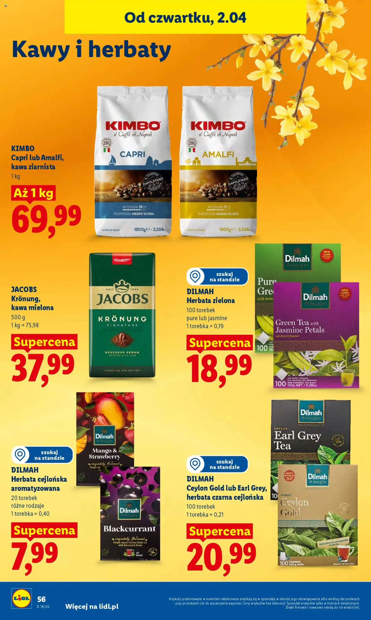 Lidl Polsko leták od 02.04.2026 | Strana: 60 | Produkty: Mango, Box, Finest, Jacobs