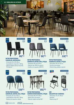 Pré-visualização Makro - Mobiliário e equipamento para esplanadas - Catálogo 2025 válido de 03.03.2025 | Página: 18 | Produtos: Cadeiras, Cadeira