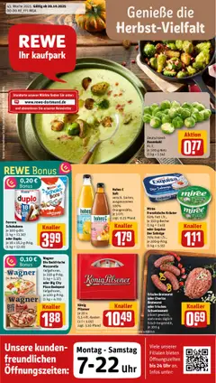 Rewe ihr Kaufpark Prospekt 	 ab 20.10.2025 gültig