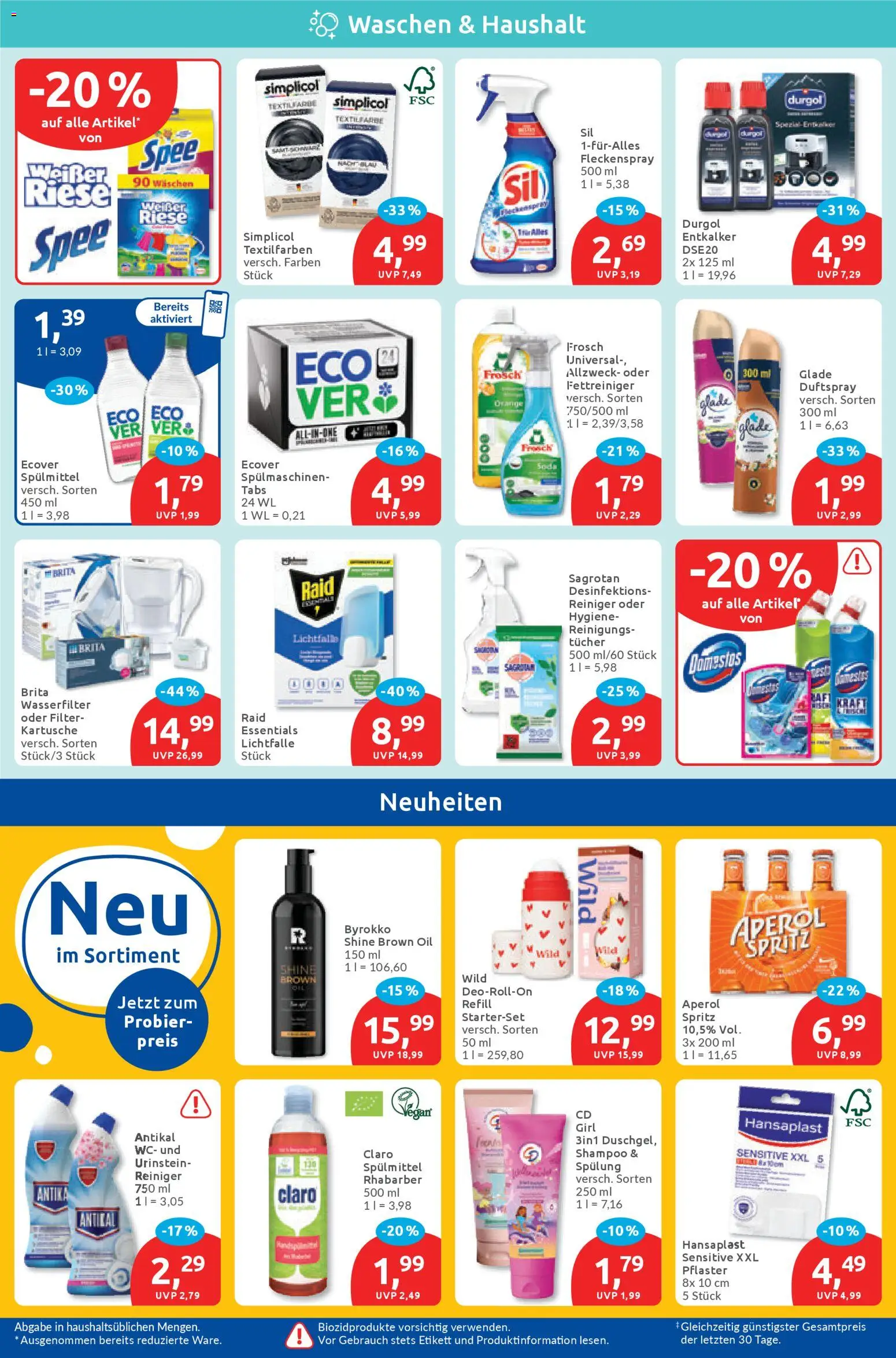 Budni Prospekt – gültig ab 13.04.2026 | Seite: 4 | Produkte: Shampoo, Spülung, Spee, Rhabarber