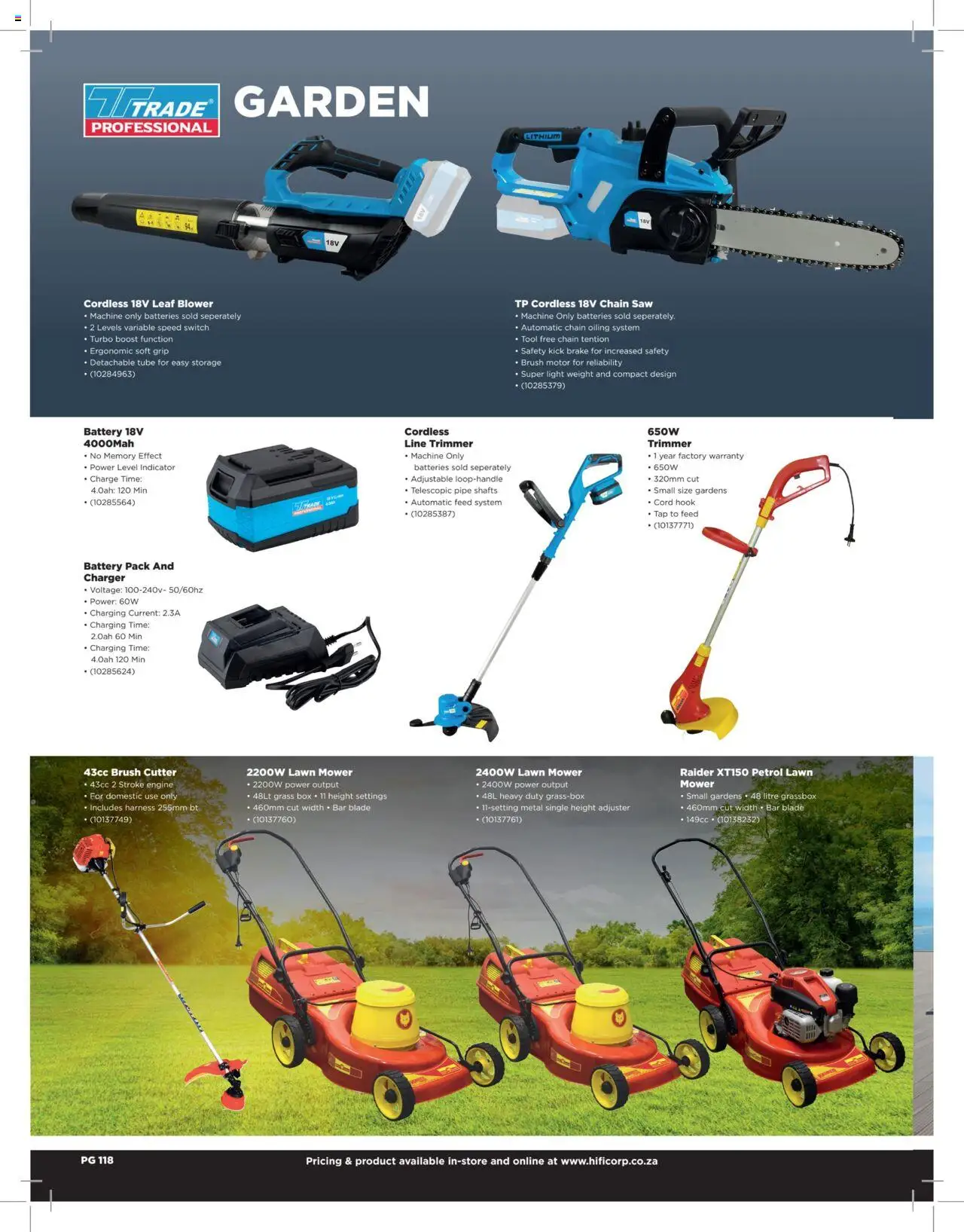 New HiFi Corp catalogue – valid from 12.02.2024 | Page: 118 | Products: Cutter, Charger, Brush, Pipe
