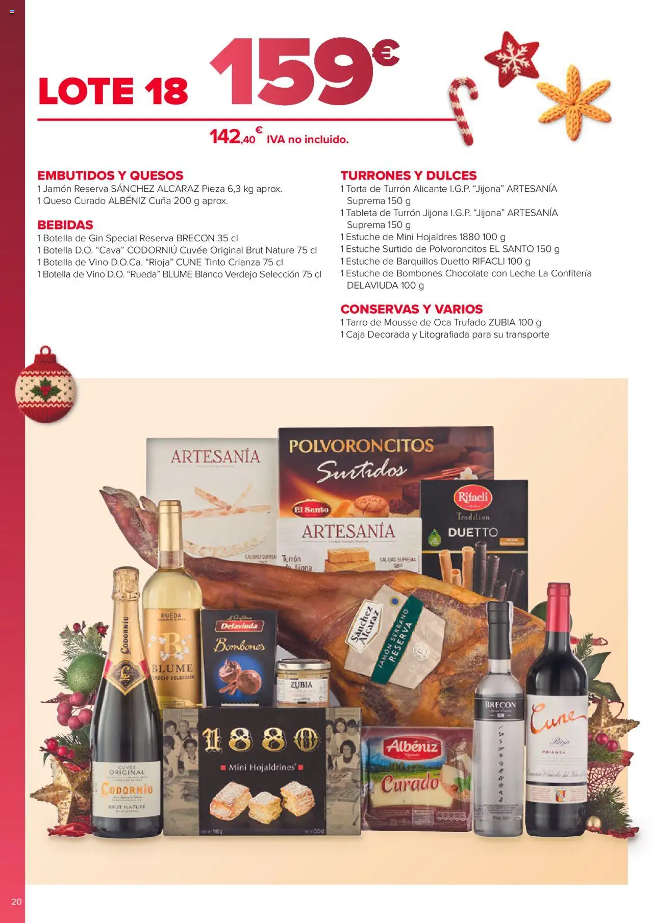 Carrefour - Cestas │ válido desde el 18.10.2025 | Página: 20 | Productos: Leche, Vino, Chocolate con leche, Cuna