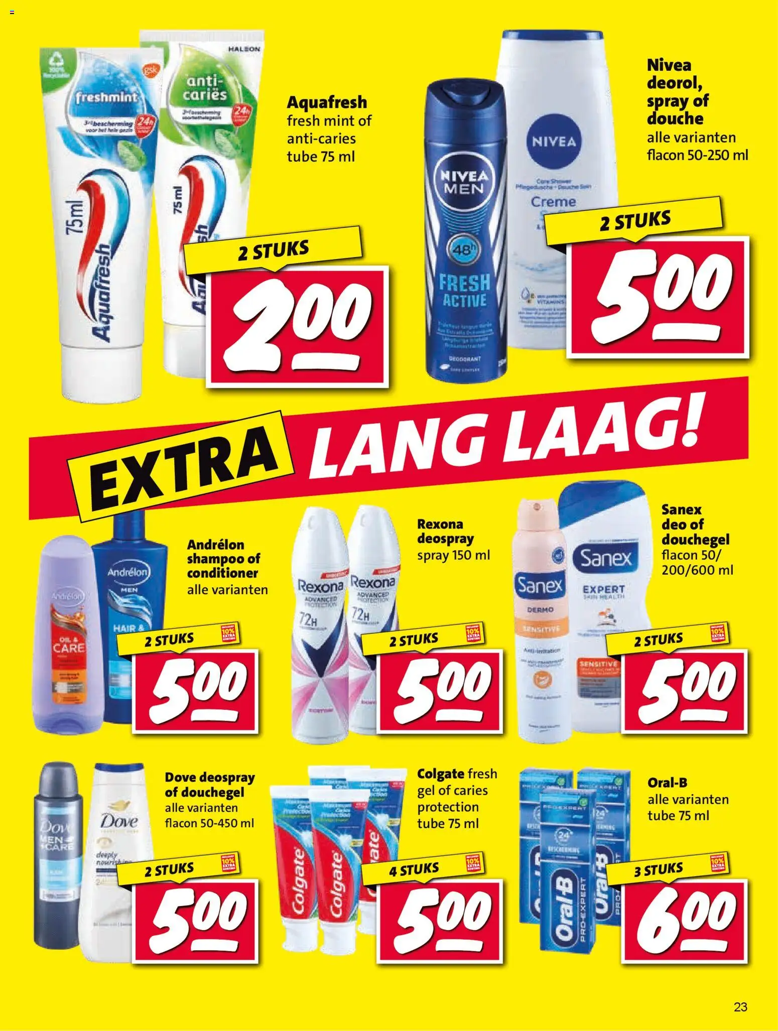 {H1} | Pagina: 23 | Producten: Douche, Gel, Shampoo, Conditioner