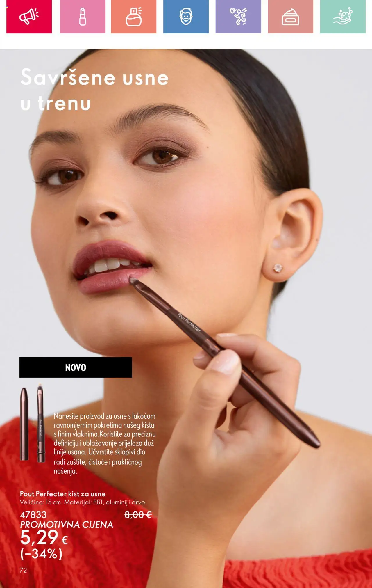 Oriflame katalog | vrijedi od 03.08.2025 | Stranica: 72 | Proizvodi: Kist