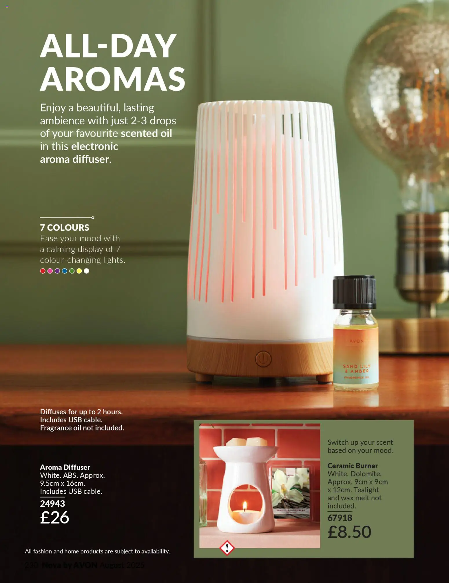 {H1} | Page: 230 | Products: Fragrance, Oil, USB