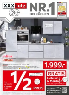 XXXL Lutz - Nr. 1 bei Küchen ab 04.01.2026 gültig