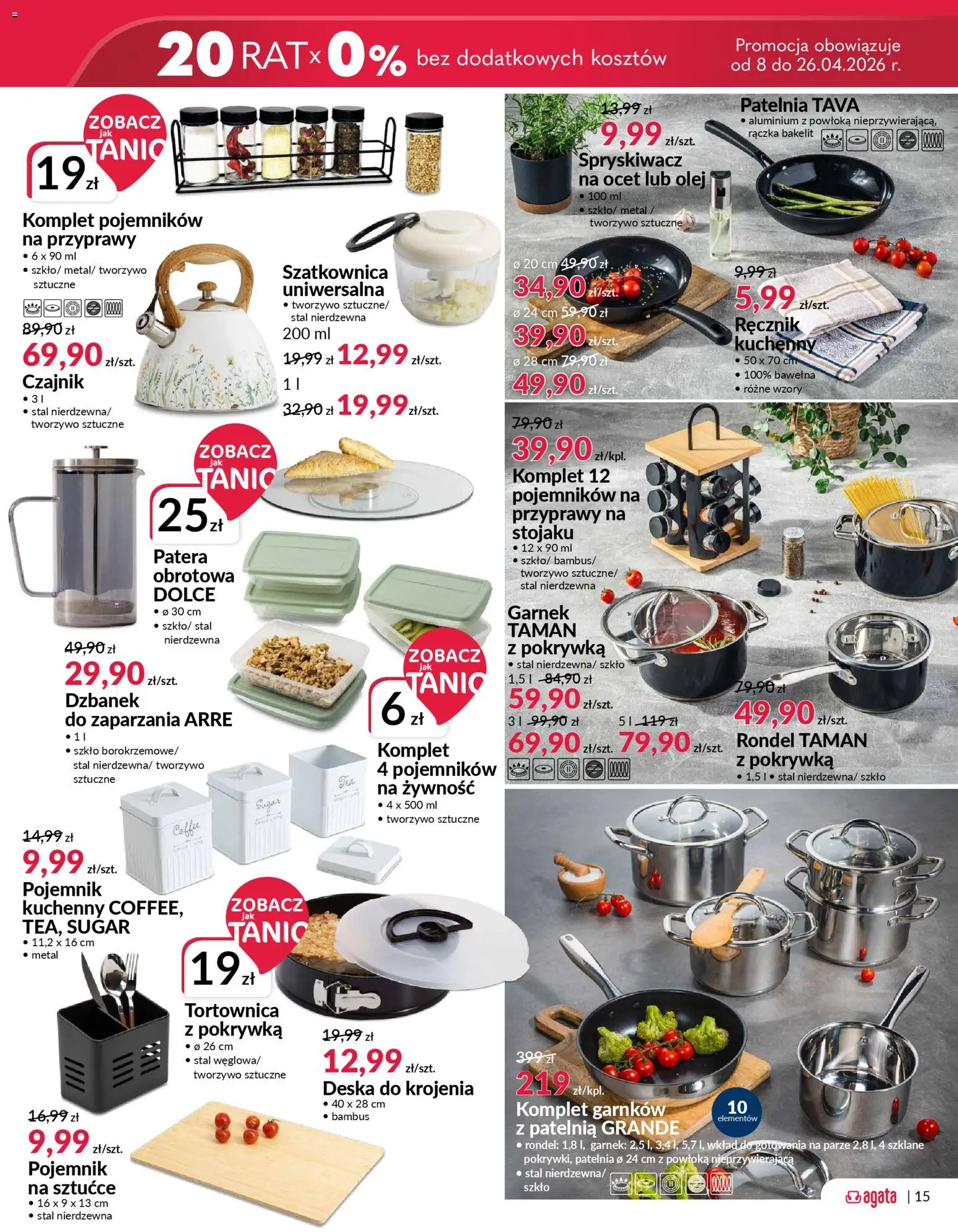Salony Agata gazetka od 09.04.2026 | Strona: 15