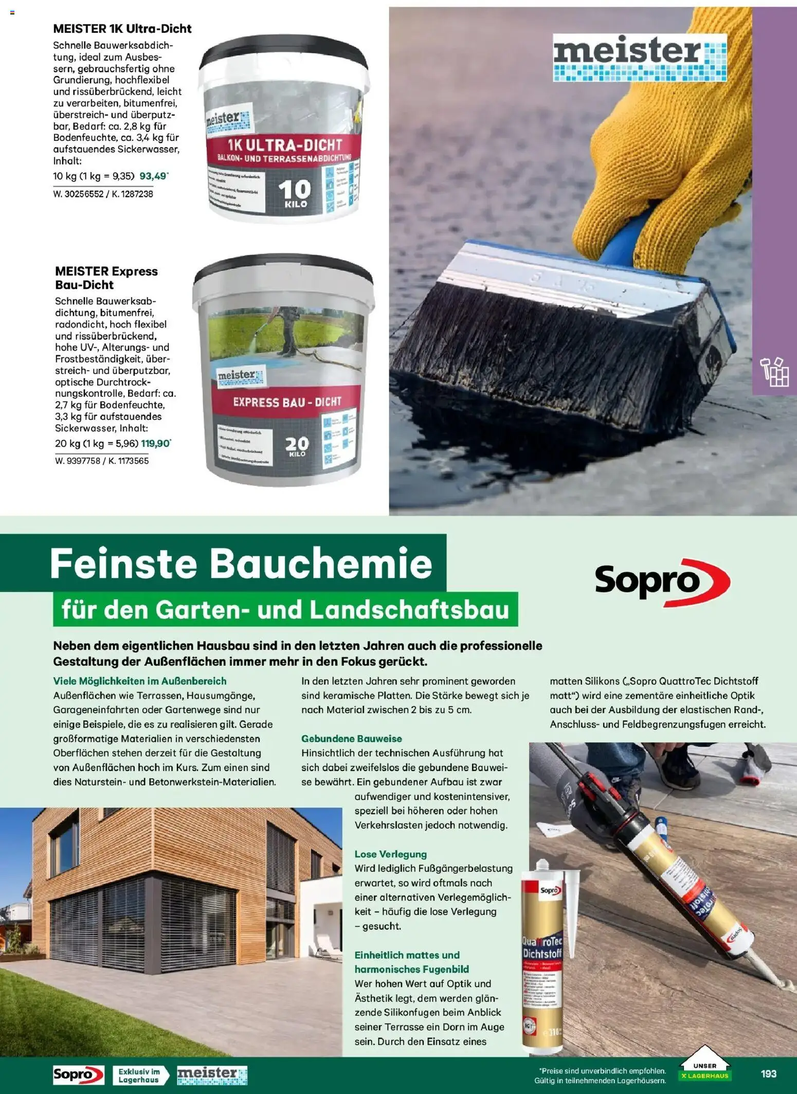 Lagerhaus Garten & Freizeit Katalog 2026 - Innsbruck, Böheimkirchen gültig ab 01.03.2026 | Seite: 193