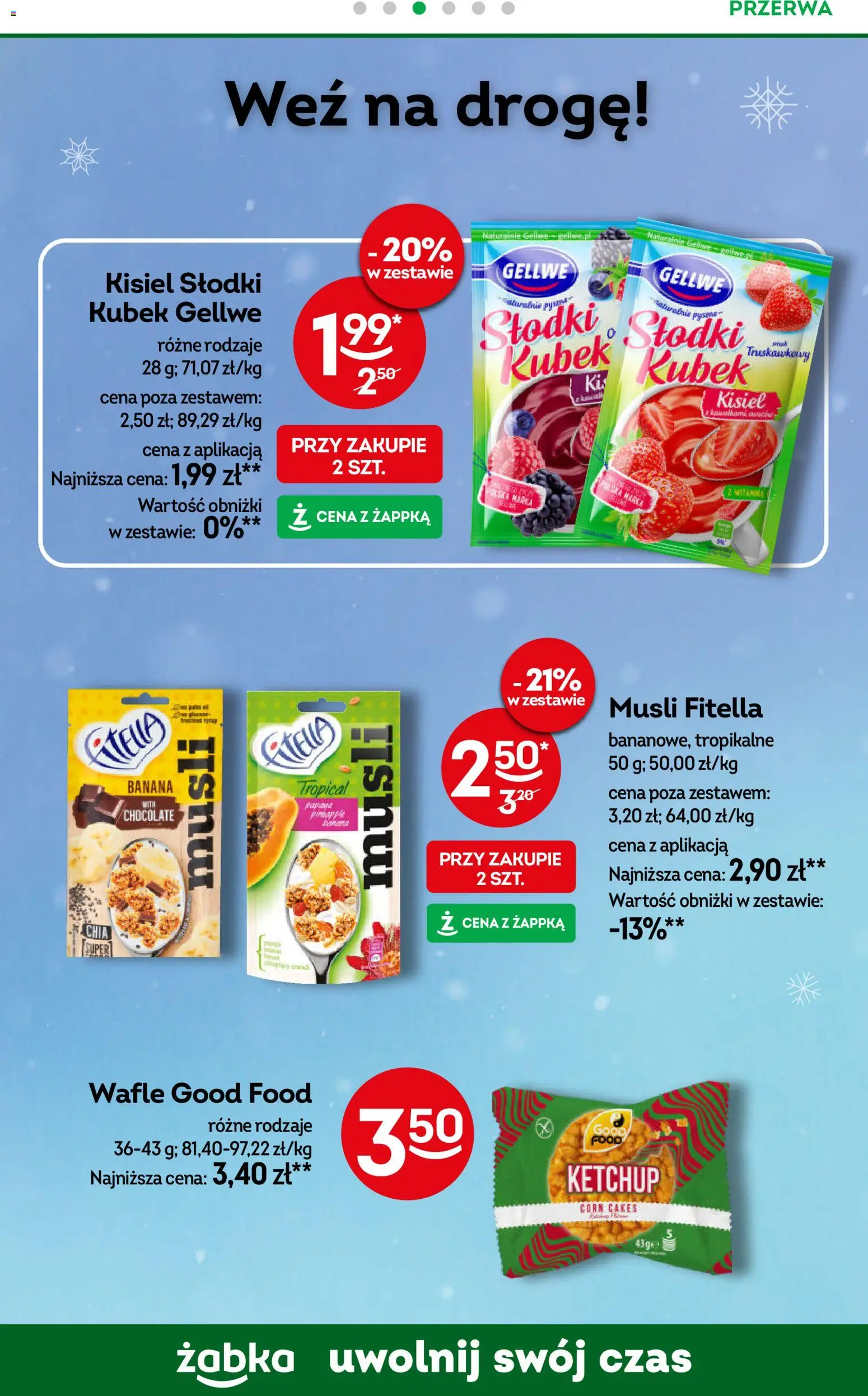 Żabka Gazetka od 28.01.2026 | Strona: 52 | Produkty: Ketchup, Wafle, Musli