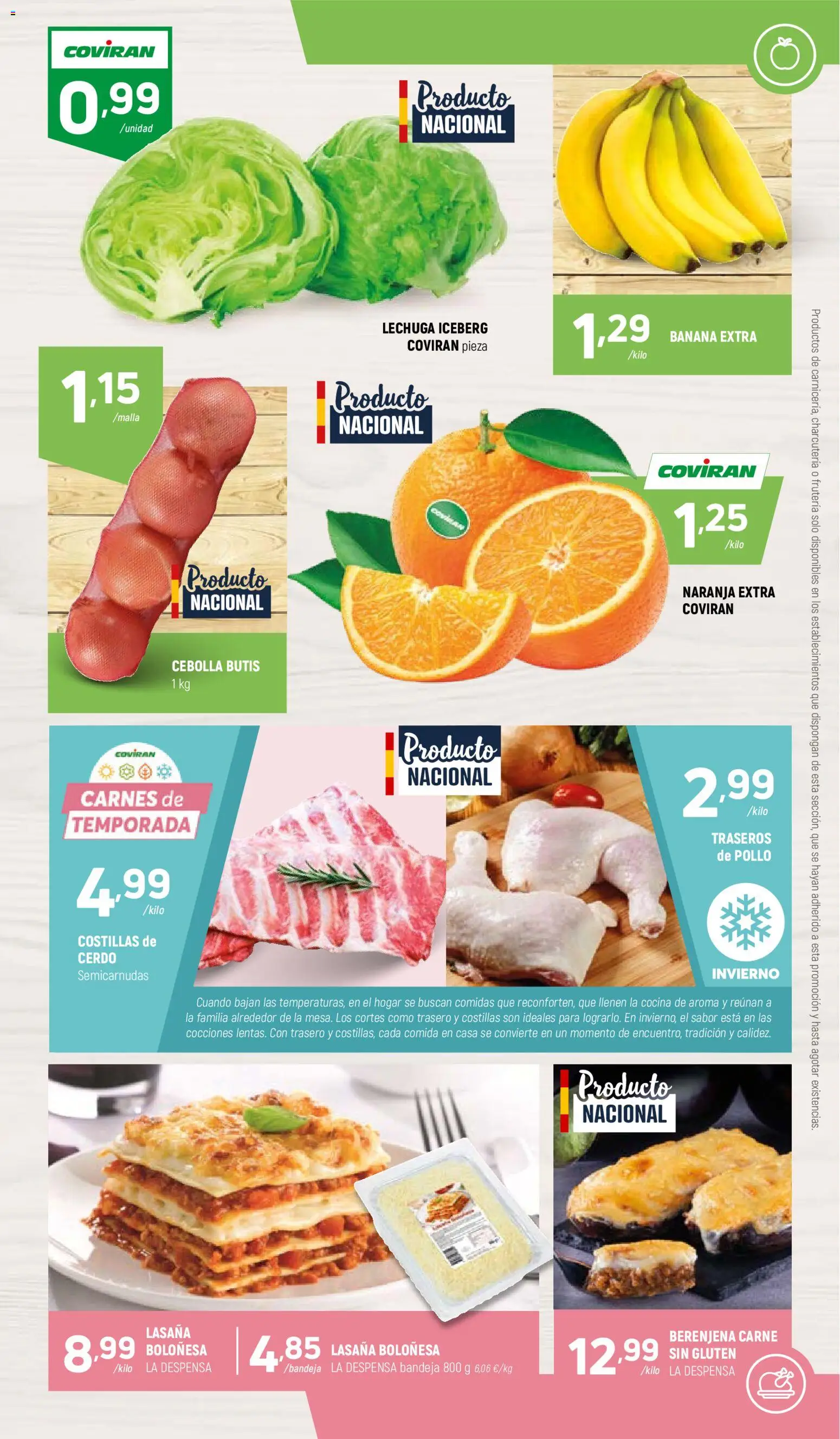 Coviran - Ceuta │ válido desde el 10.03.2026 | Página: 3 | Productos: Παγωμένο τσάι, Cocina, Lasaña, Bandeja