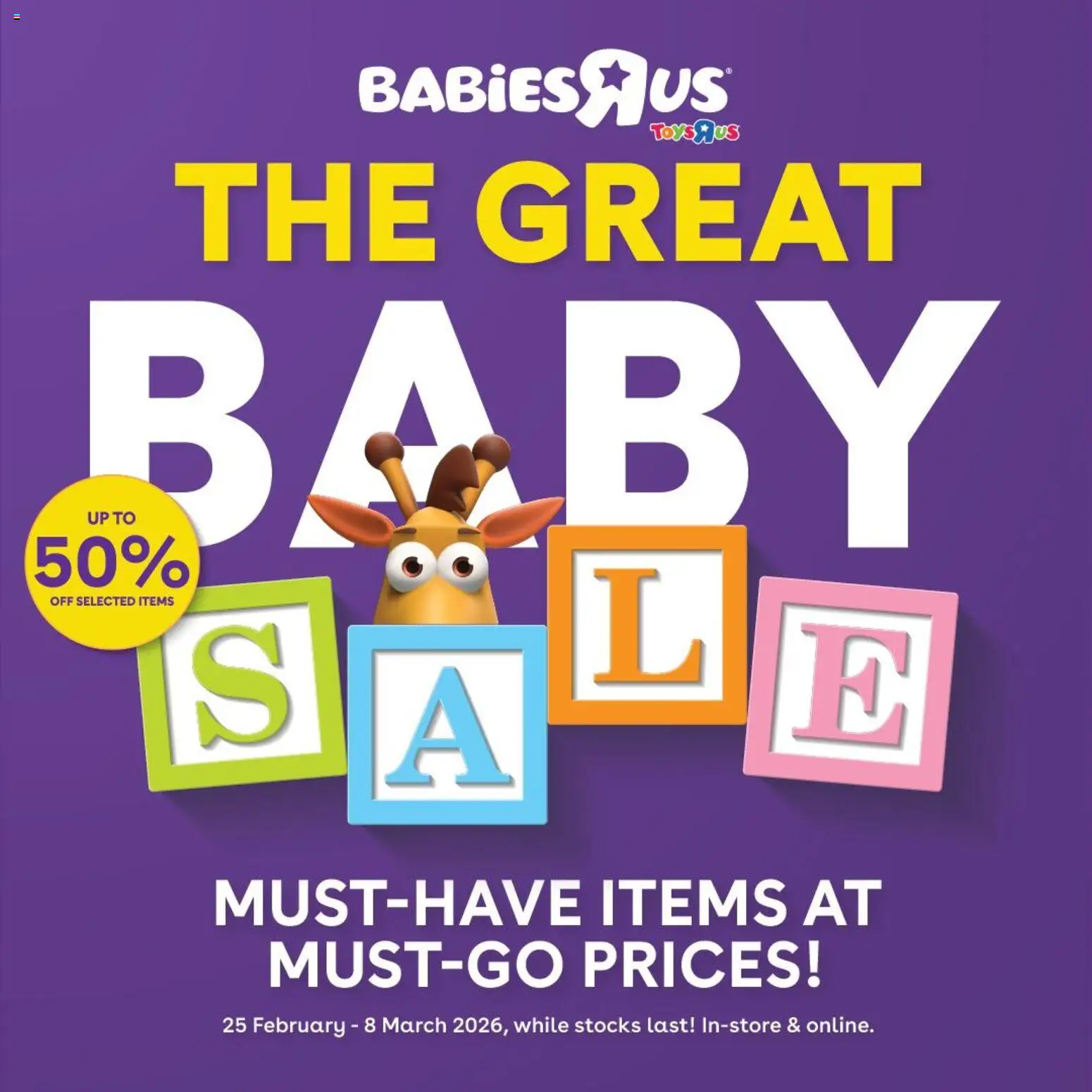New Babies R Us catalogue – valid from 25.02.2026 | Page: 1