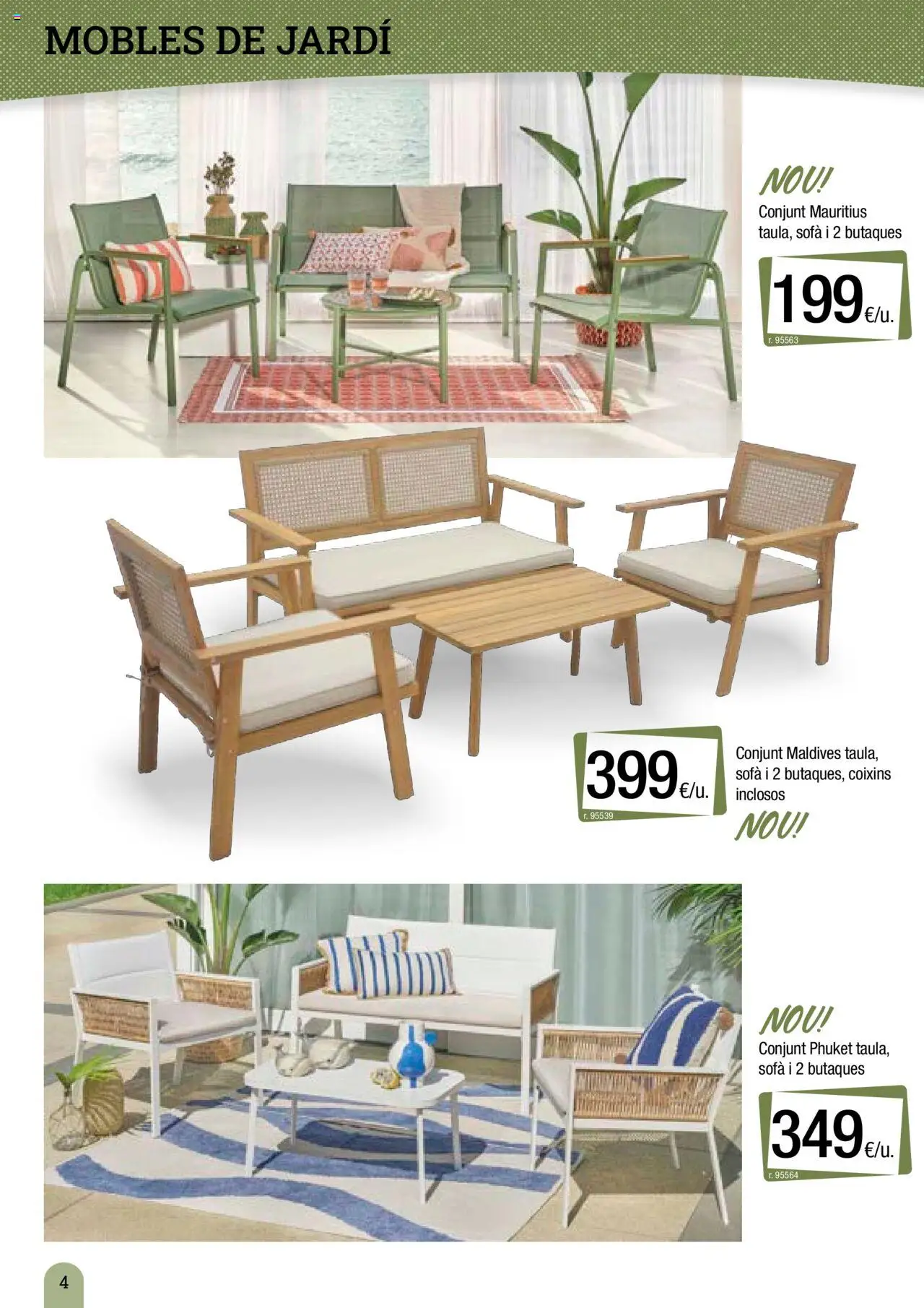 Bonpreu - Catálogo de camping y jardín │ válido desde el 18.03.2025 | Página: 4 | Productos: Sofá