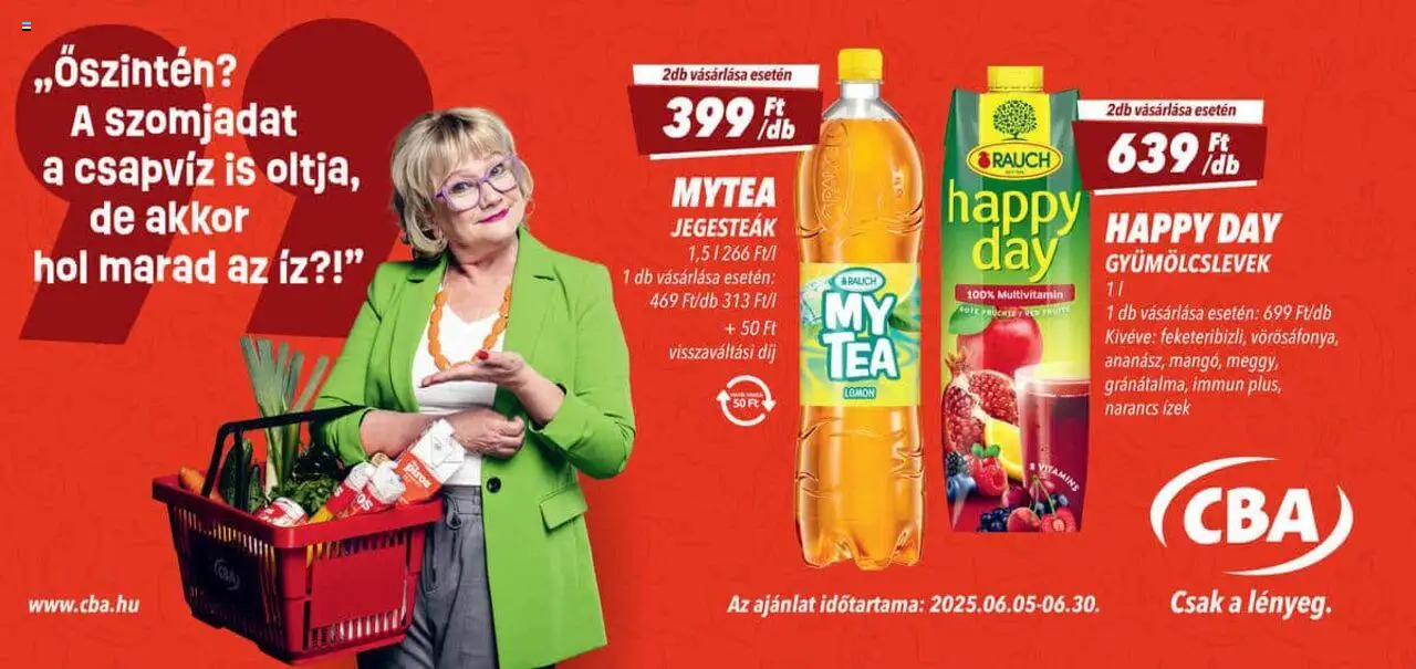 CBA akciós ujság - amely érvényes a következő dátumtól: 05.06.2025 | Oldal: 3 | Termékek: Narancs, Tea, Multivitamin