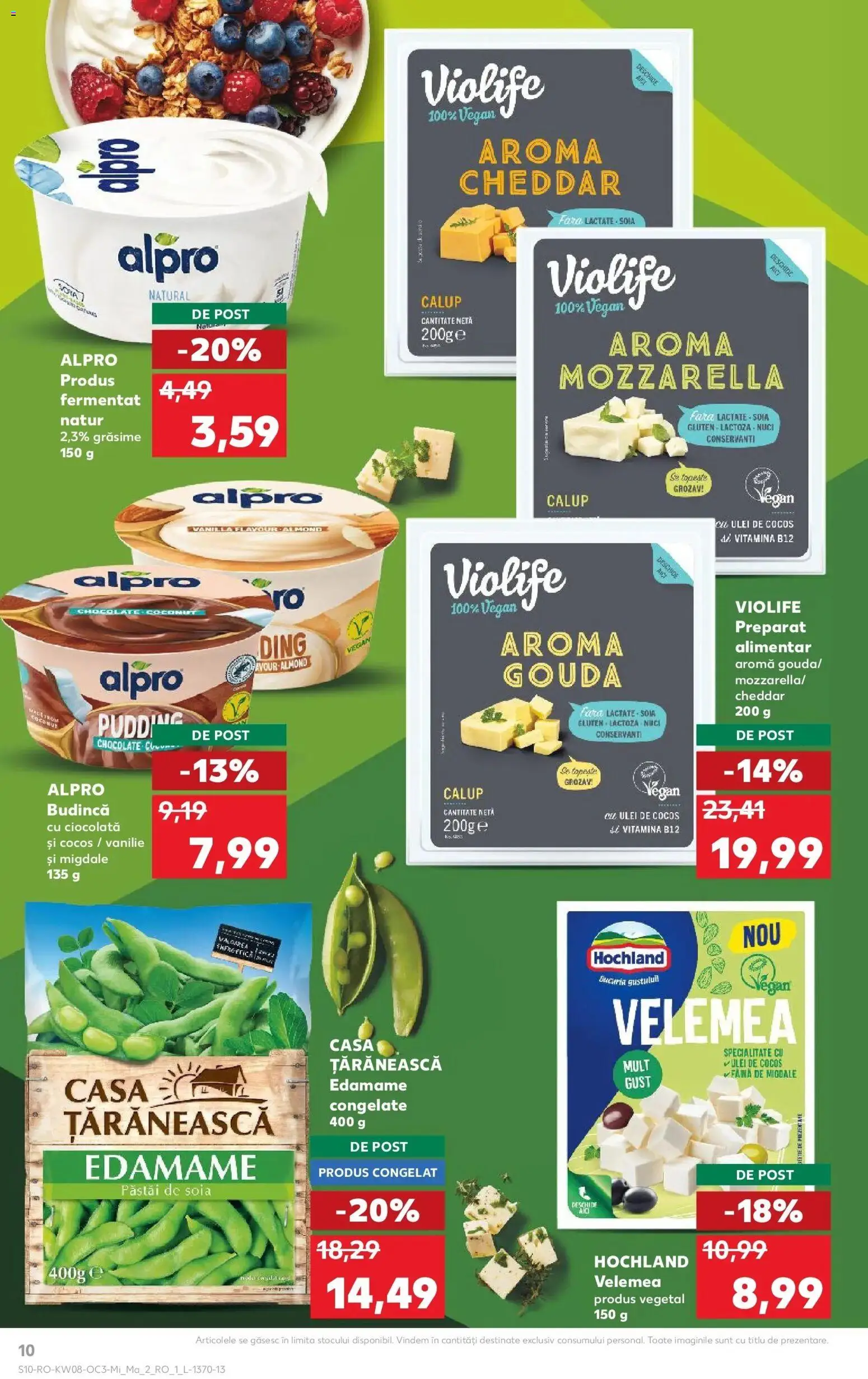 Noul catalog Kaufland – valabil de la 18.02.2026 | Pagină: 10 | Produse: Ulei, Ciocolată, Nuci, Gouda