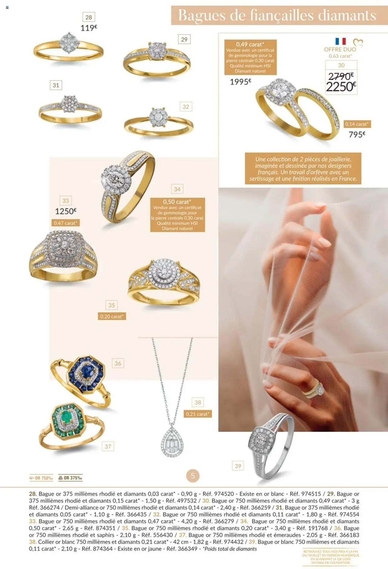  | Page: 5 | Produits: Poids, Couverture, Collier, Bague