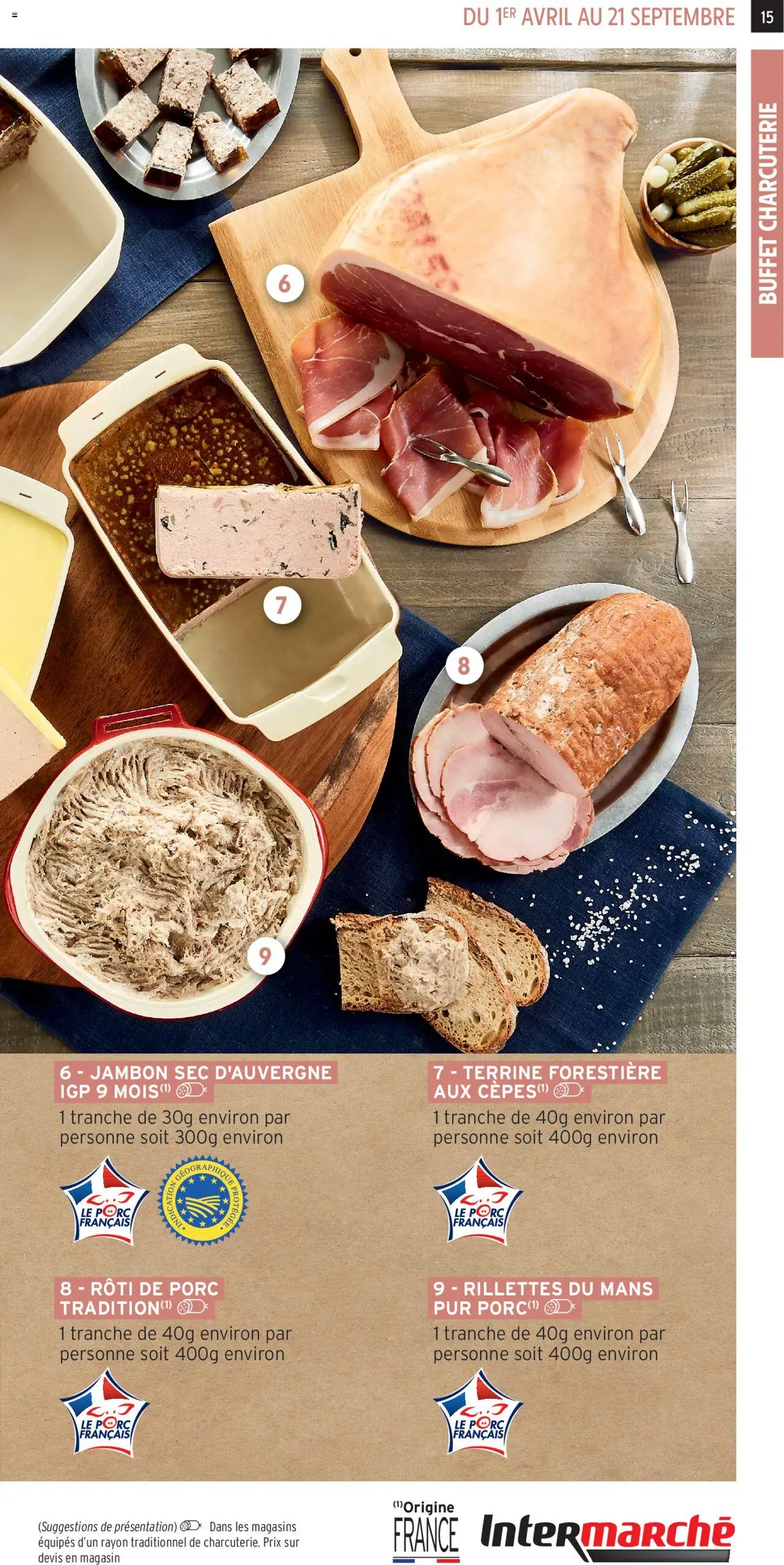  | Page: 15 | Produits: Buffet, Jambon, Porc