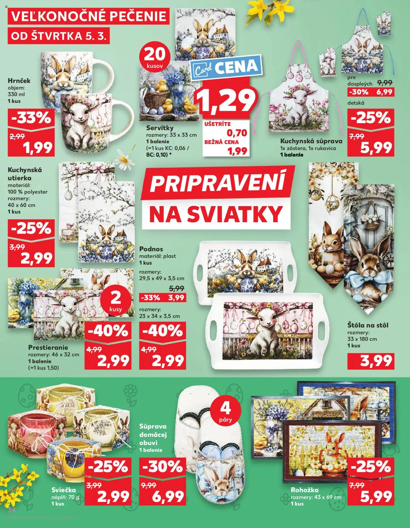 Nové Kaufland akcie – leták je platný od 05.03.2026 | Strana: 34
