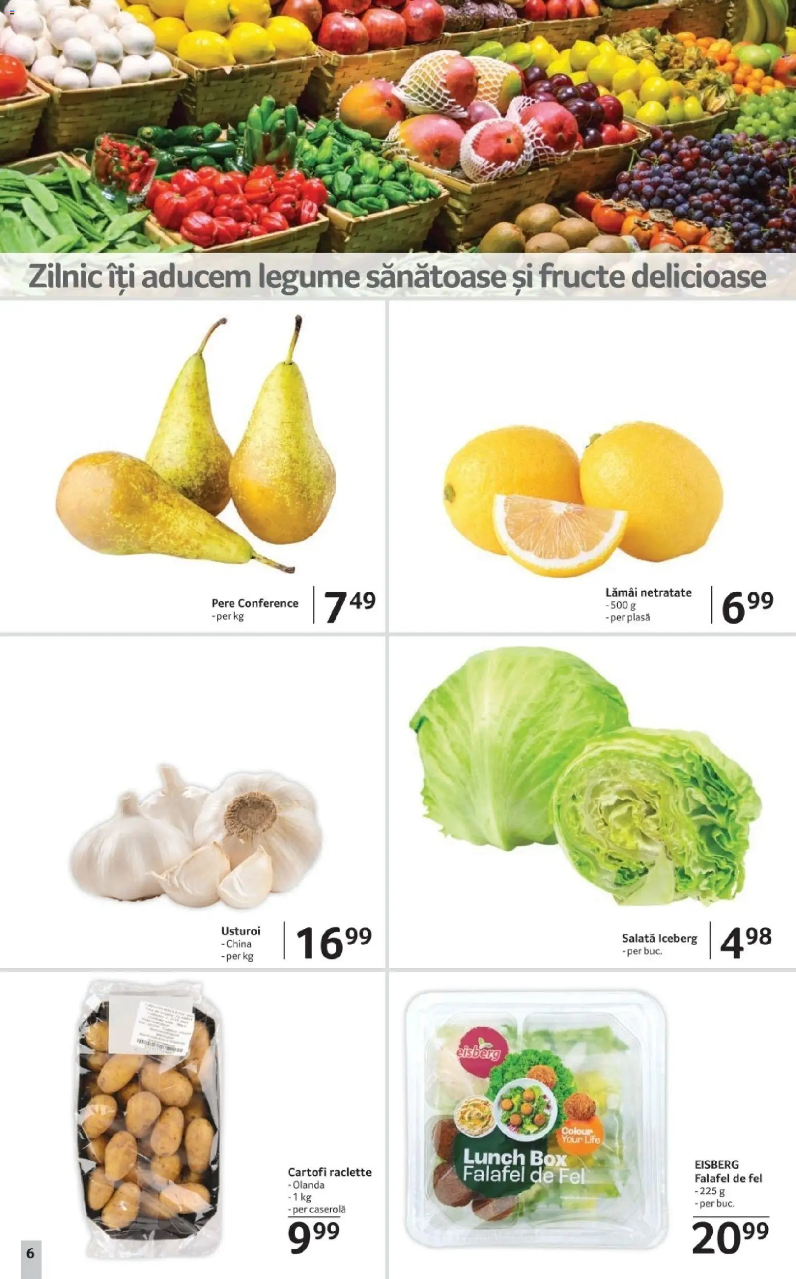 Noul catalog Selgros – valabil de la 28.11.2025 | Pagină: 6 | Produse: Salată, Cartofi, Fructe, Usturoi