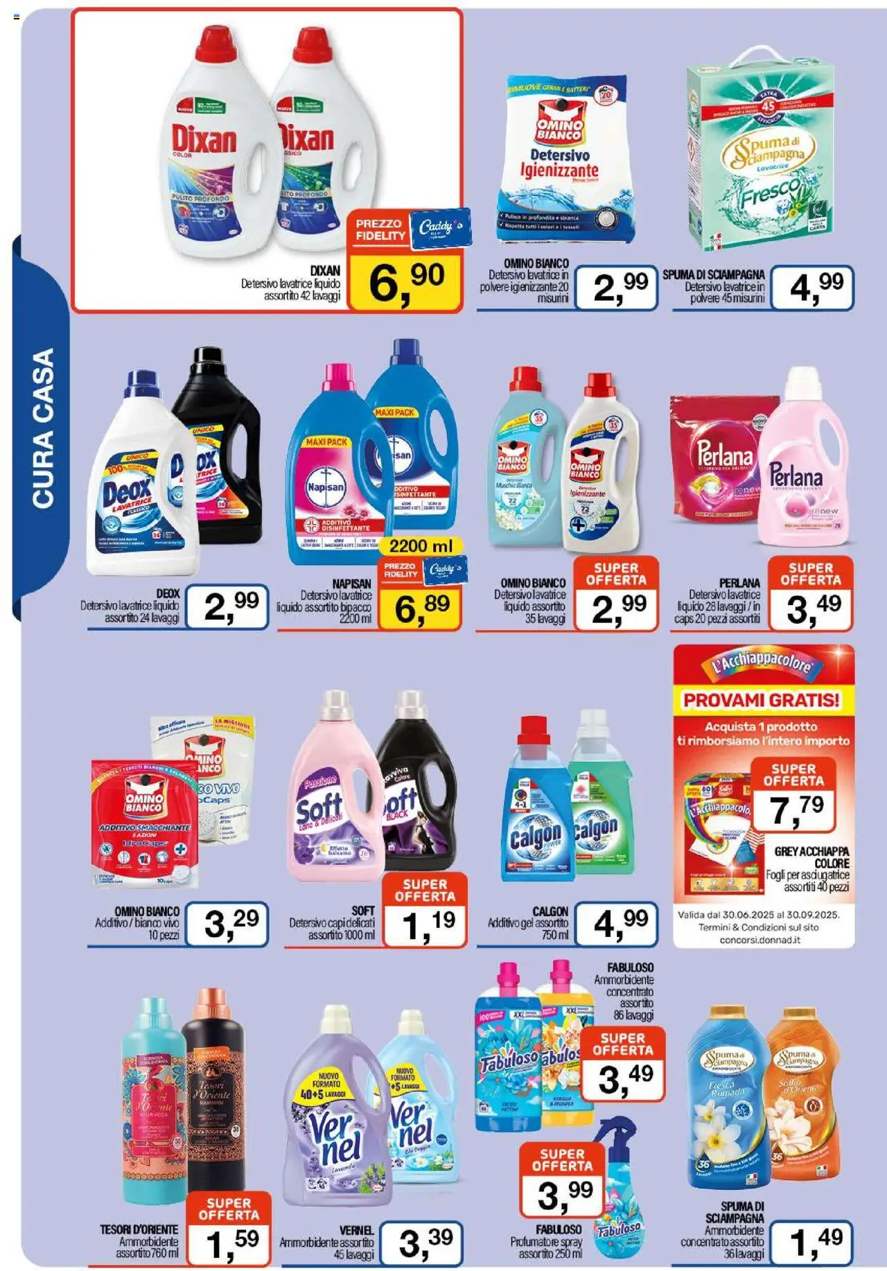 Volantino Caddy's del 31.07.2025 | Pagina: 10 | Prodotti: Balsamo, Ammorbidente, Lavatrice, Asciugatrice