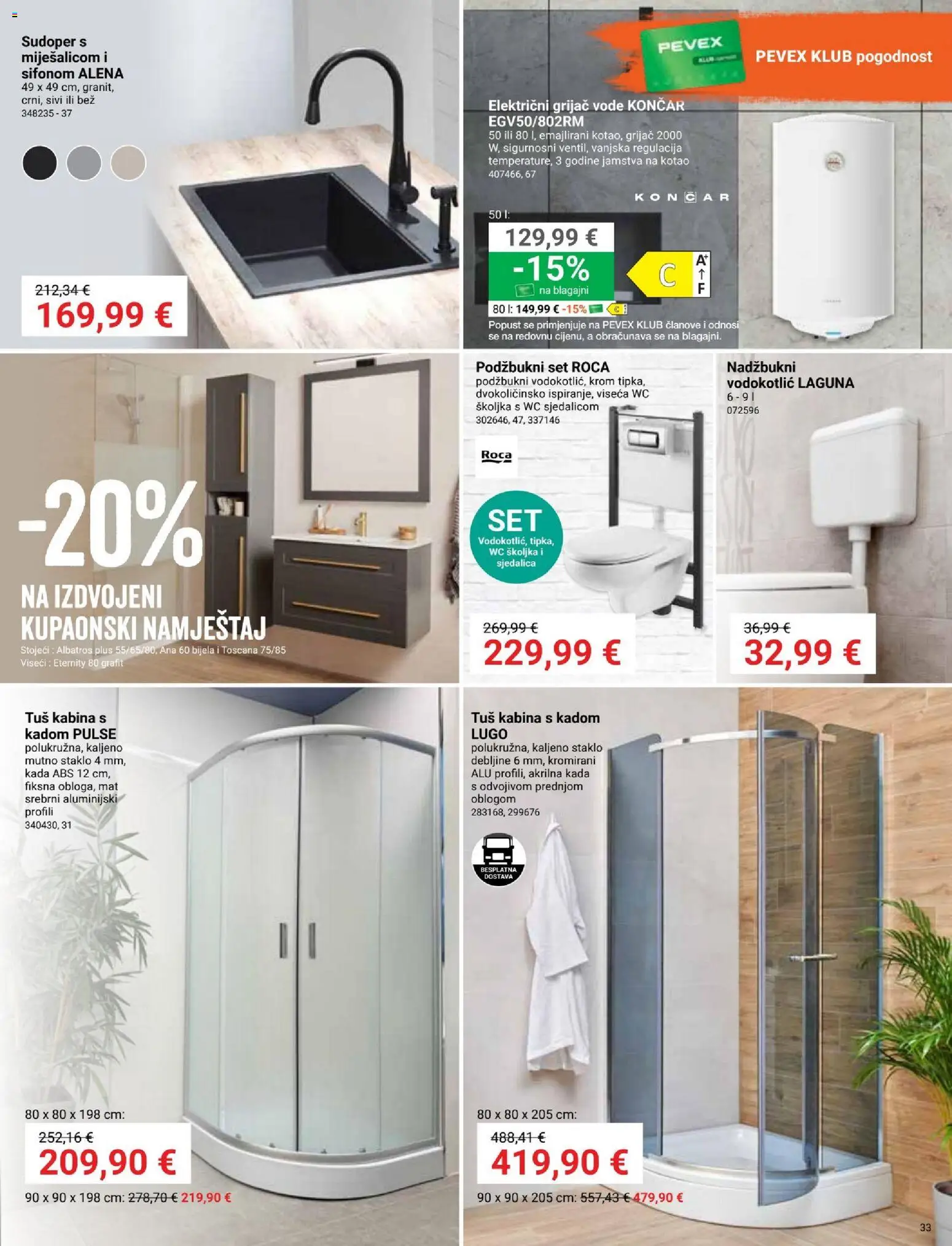 Pevex katalog | vrijedi od 03.04.2026 | Stranica: 33