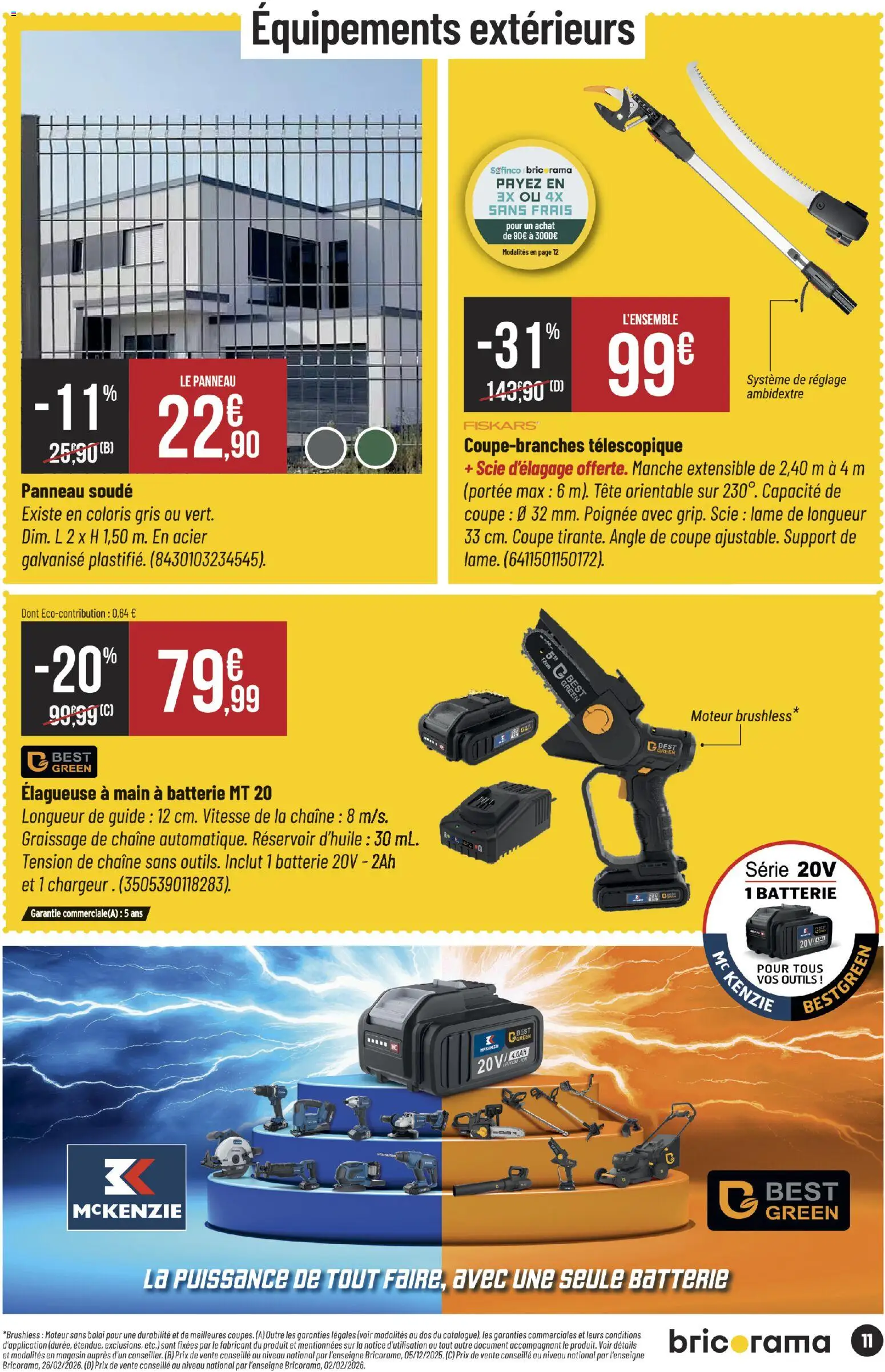 {H1} | Page: 11 | Produits: Balai, Batterie