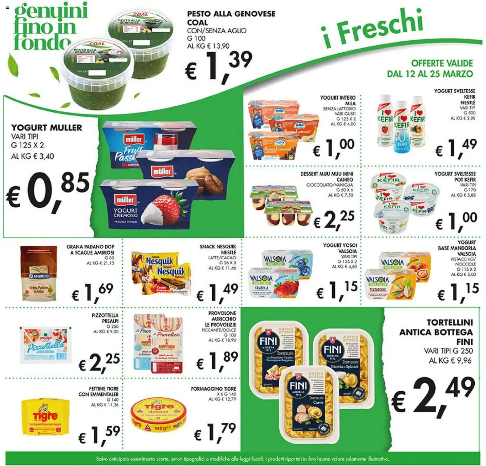 Volantino Coal del 12.03.2026 | Pagina: 11 | Prodotti: Provolone, Nocciole, Pesto, Grana Padano