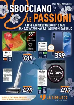 Anteprima del volantino Unieuro volantino valido a partire dal 03.04.2026