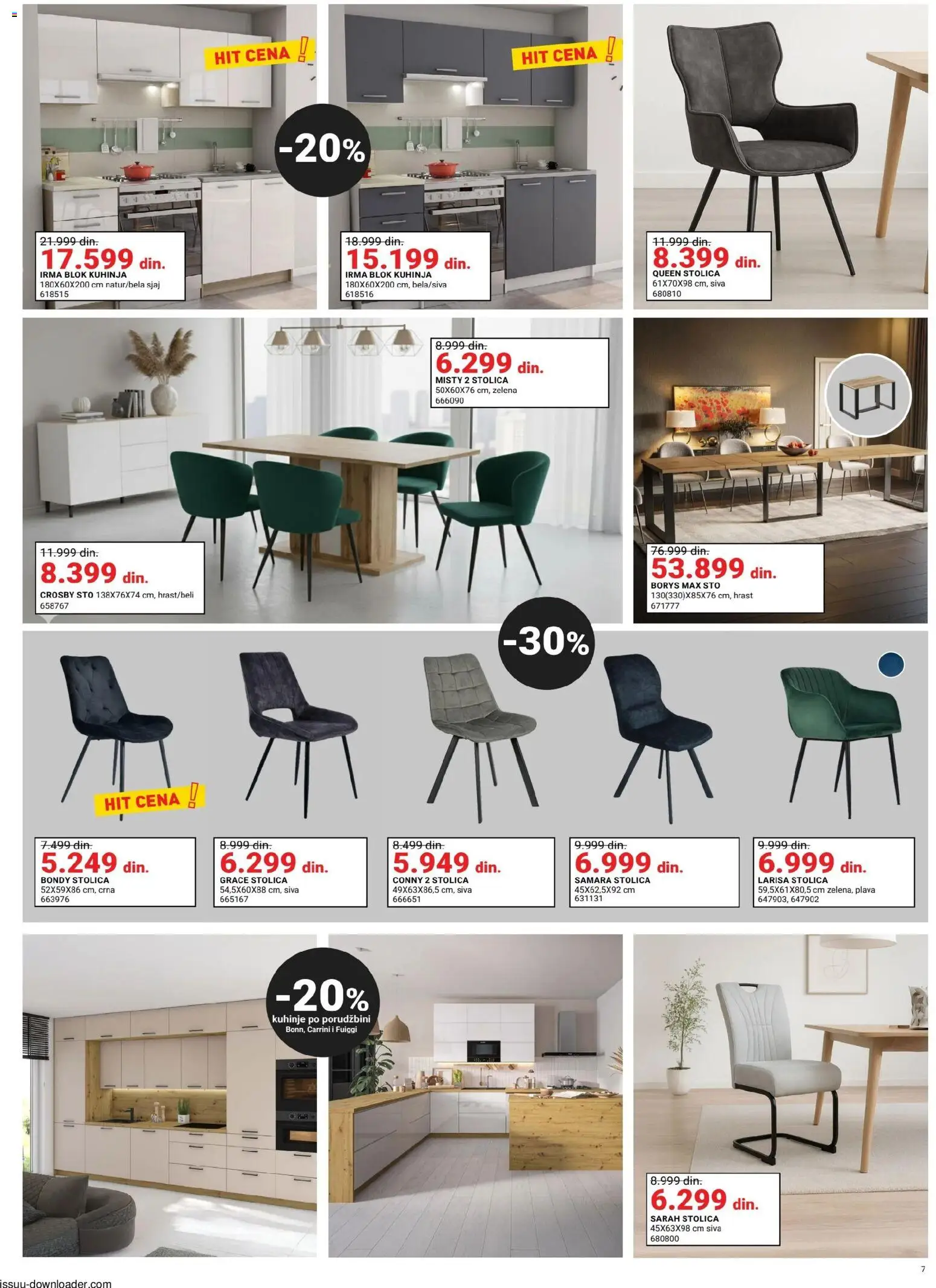 Emmezeta katalog - važi od 01.11.2025 | Strana: 7 | Proizvode: Sto, Stolica, Kuhinja