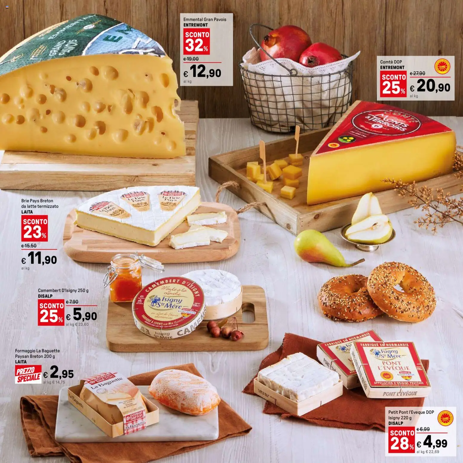 Volantino Iper del 14.11.2025 | Pagina: 10 | Prodotti: Latte, Formaggio, Emmental