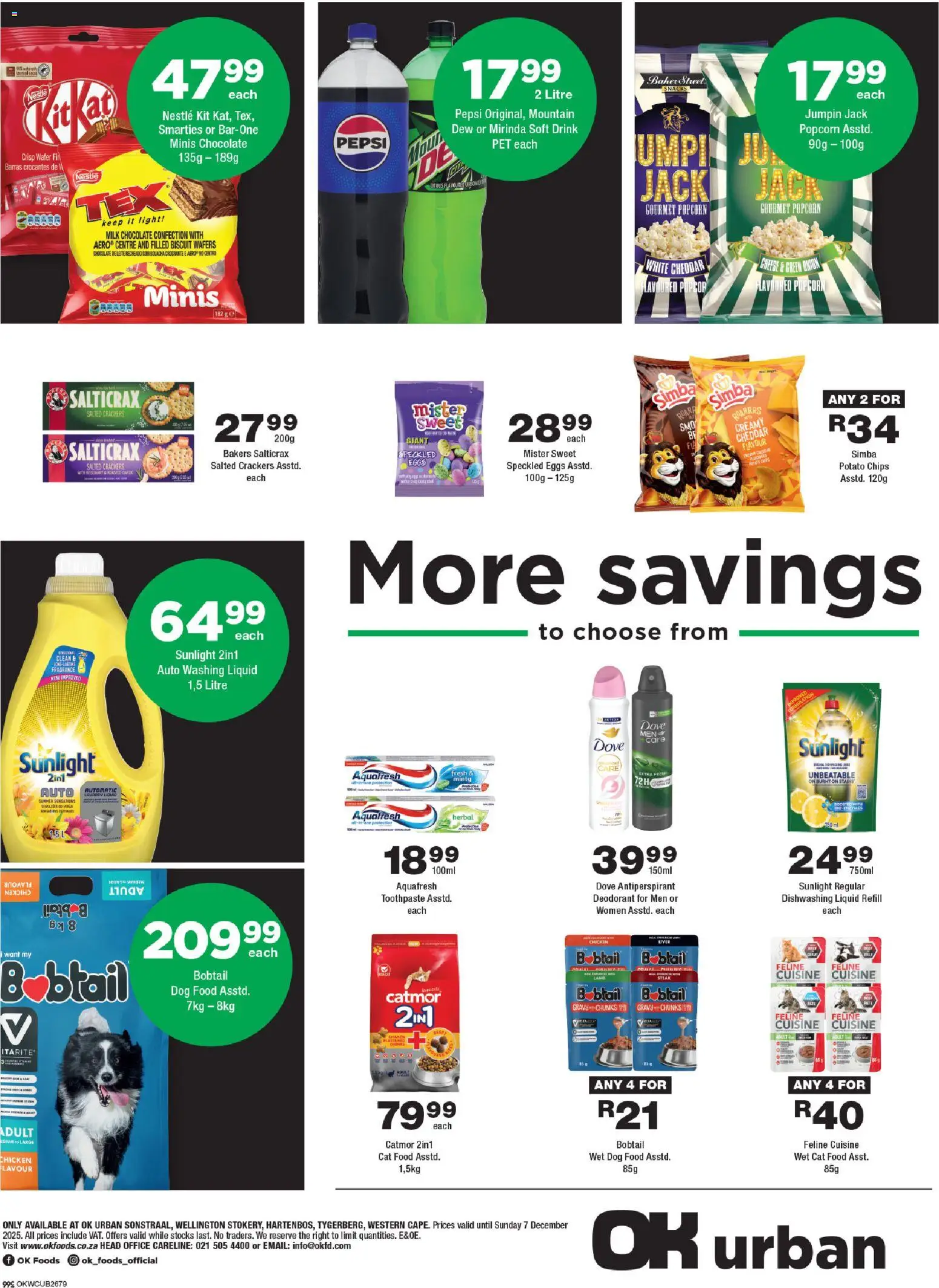New OK Foods catalogue – valid from 25.11.2025 | Page: 4 | Products: Milk, Fragrance, Cream, Cat food