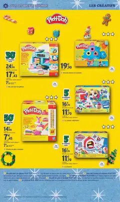 Intermarché - Prévisualisation de 18 pots de pâte à modeler, Amuse toi à fabriquer de nouvelles couleurs, formes avec ces pots de pâte à modeler. valide à partir de 21.10.2025 | Page: 66 | Produits: Four, Poids, Pâte à modeler