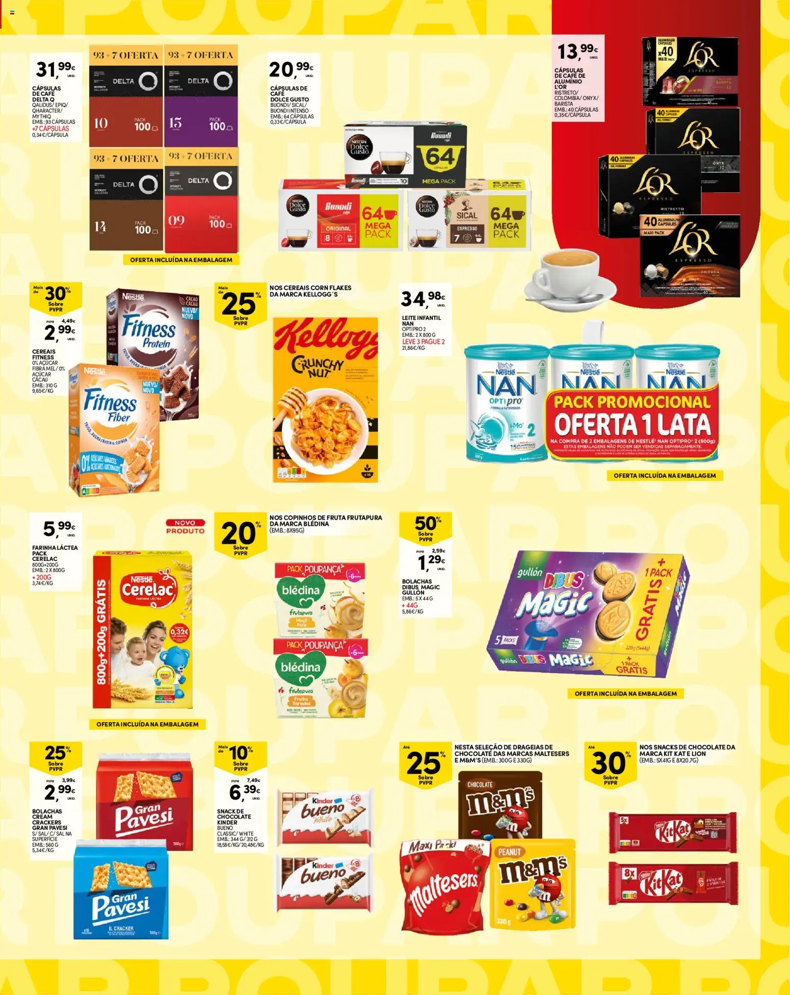 Continente Madeira │ válido de 07.04.2026 | Página: 15 | Produtos: Farinha láctea, Delta q, Quinoa, Açúcar