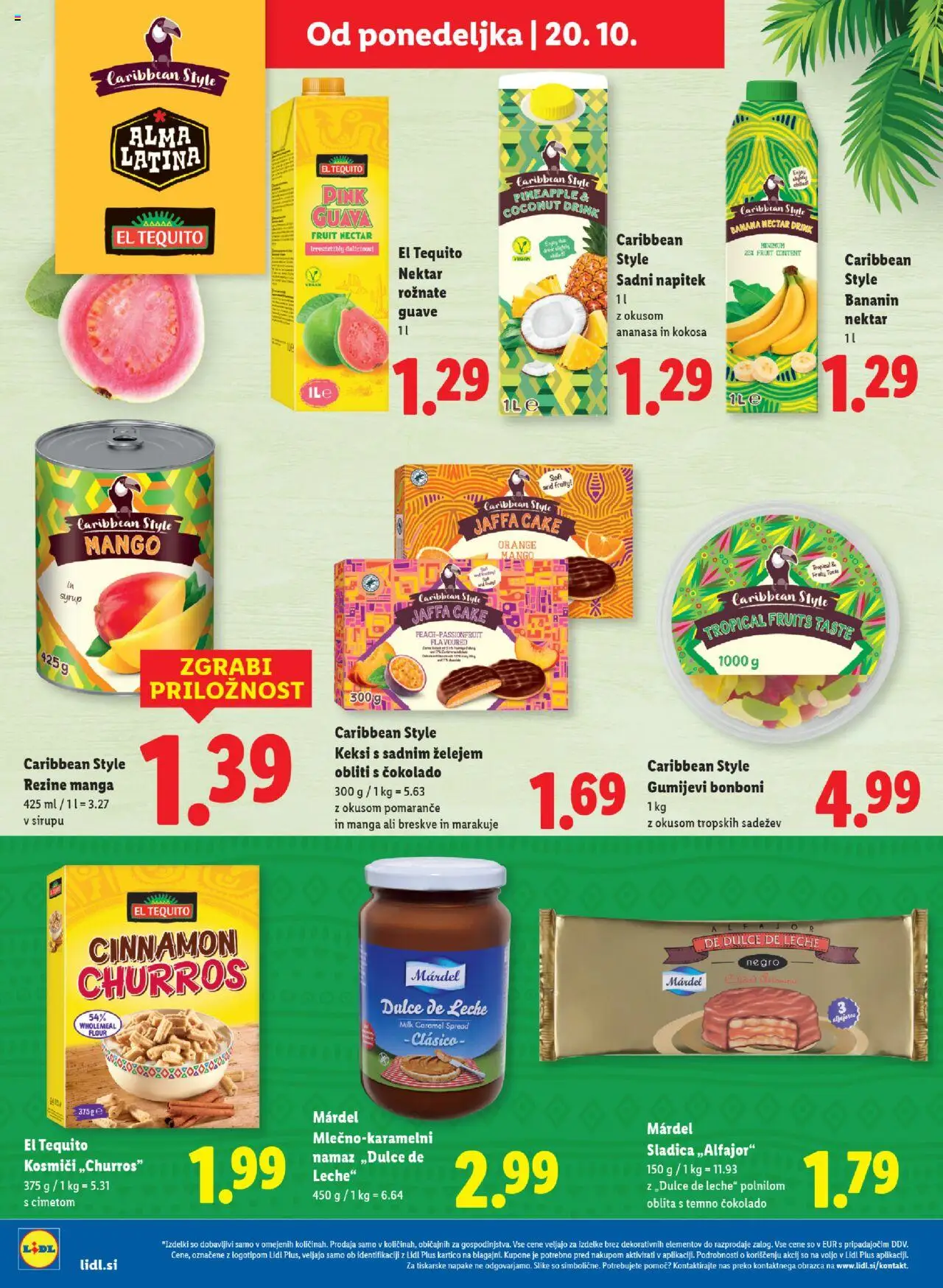 Novi Lidl katalog ponudbe – veljaven od 16.10.2025 | Stran: 38 | Izdelki: Keksi, Namaz, Kosmici, Mango