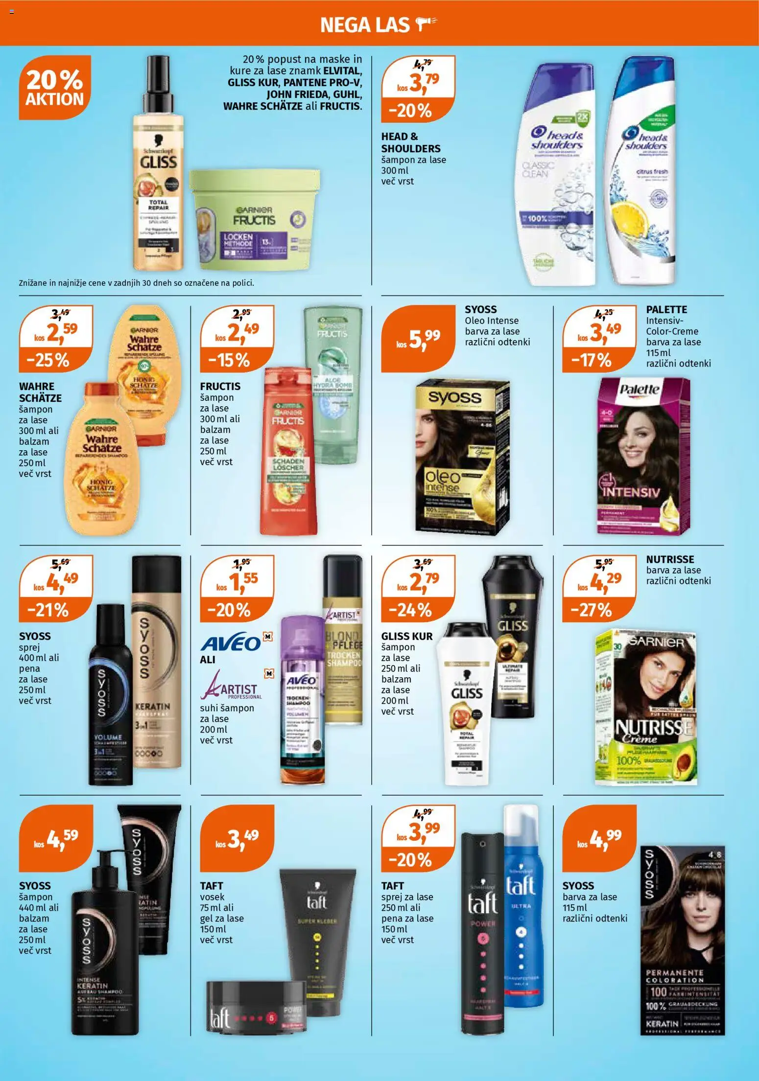 Novi Müller katalog ponudbe – veljaven od 10.11.2025 | Stran: 5 | Izdelki: Sprej za lase, Suhi šampon za lase, Kos, Balzam za lase