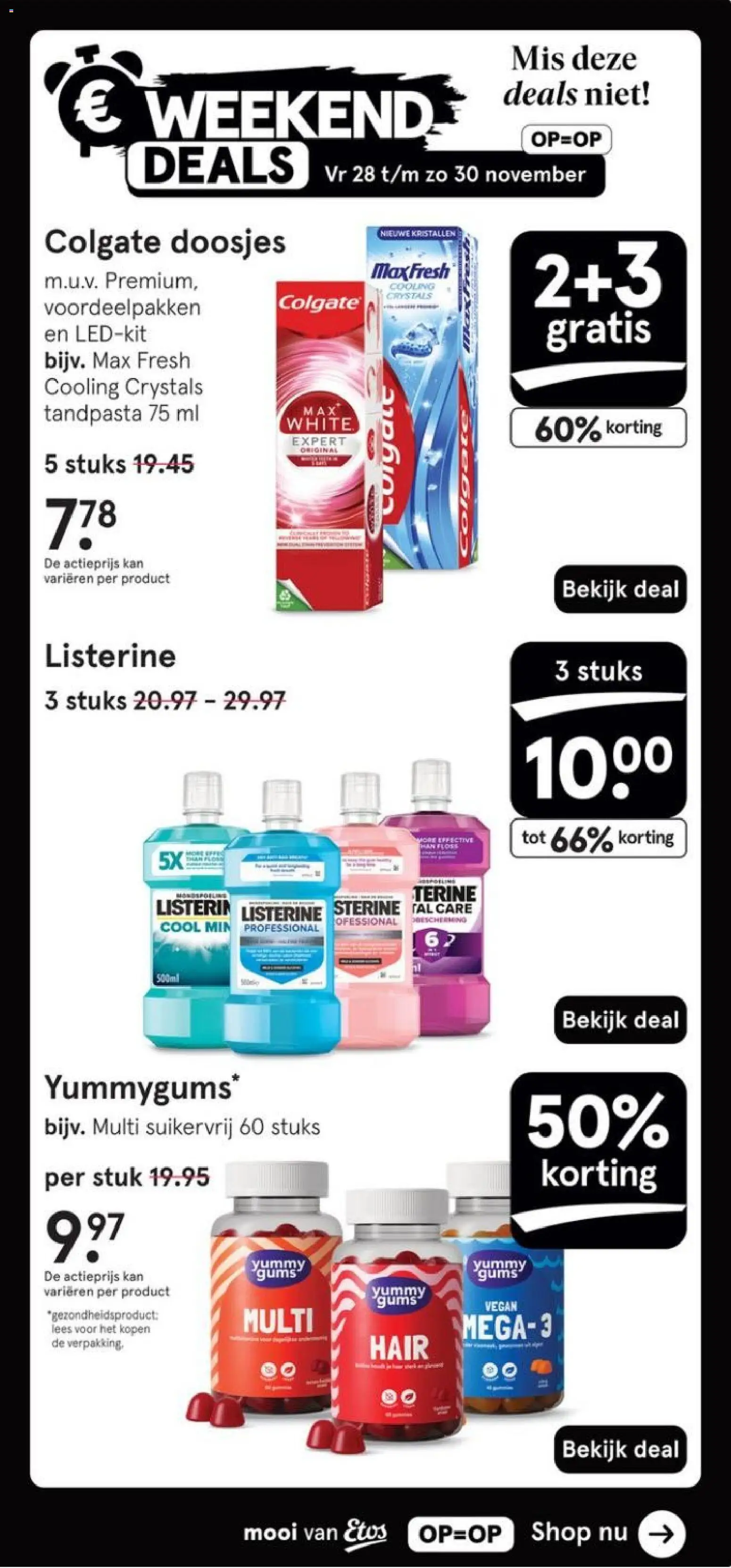 {H1} | Pagina: 27 | Producten: Tandpasta, Kan, Kristallen