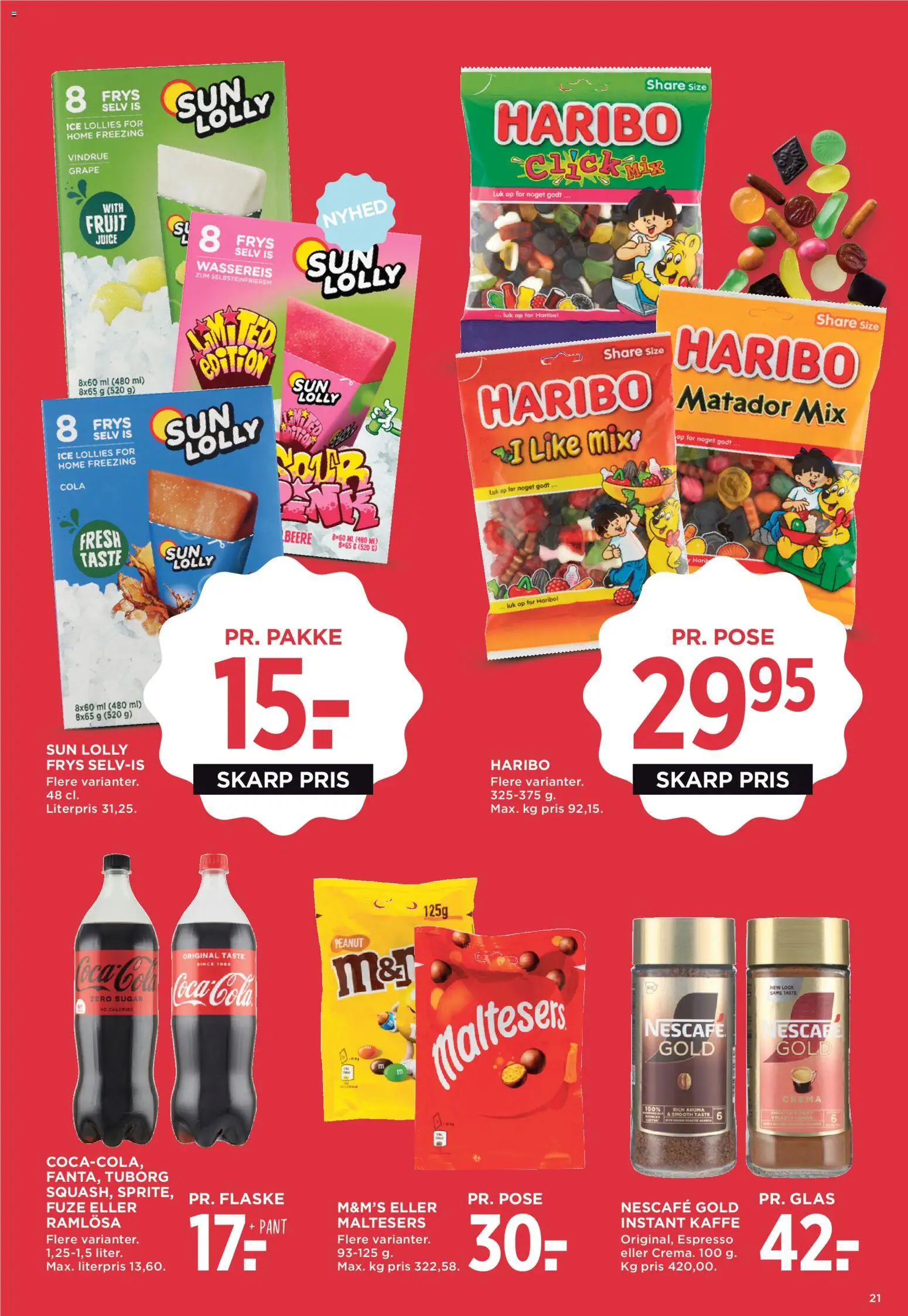 Meny tilbudsavis – gyldig fra 06.03.2026 | Side: 29 | Produkter: Kaffe, Juice, Is, Instant Kaffe